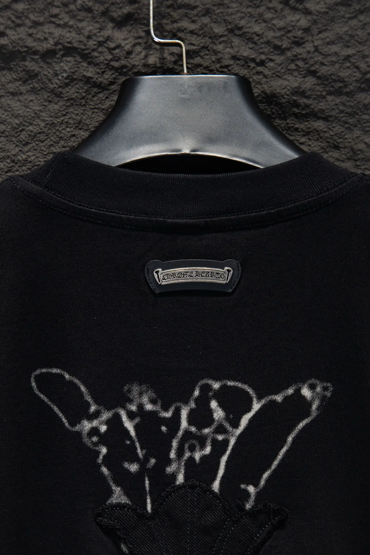 Oversized Embroidered Cotton T-Shirt D12914937 — view 6