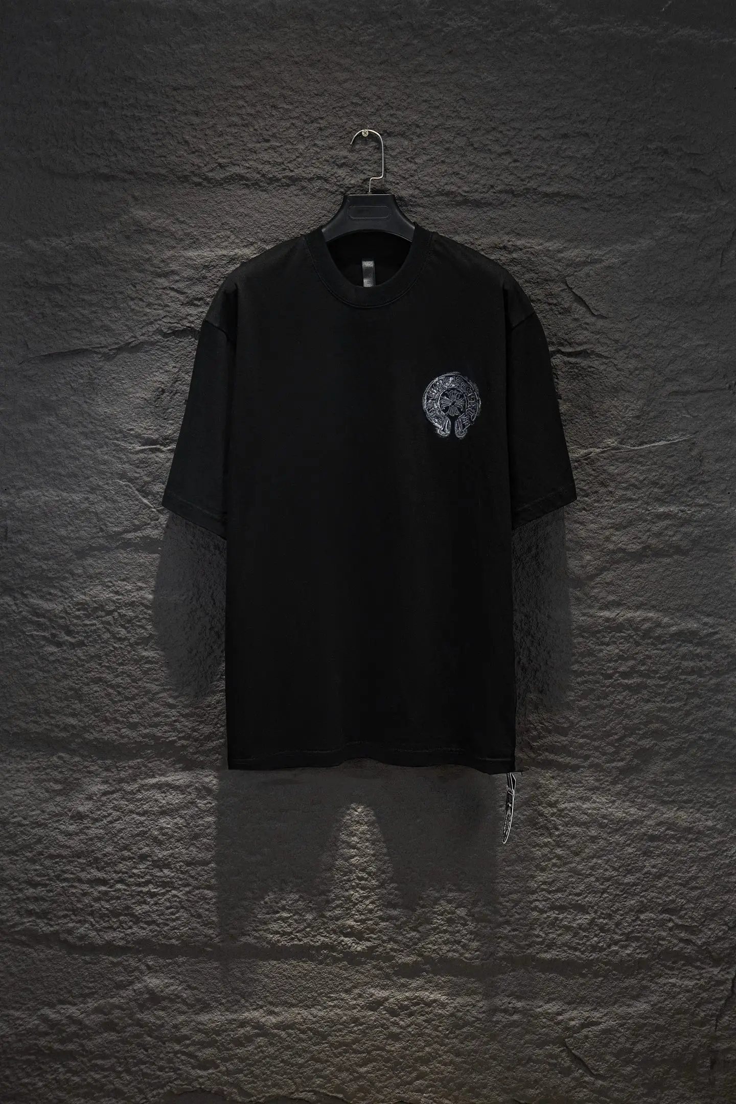 Embroidered Logo Oversized Cotton T-Shirt D13514935