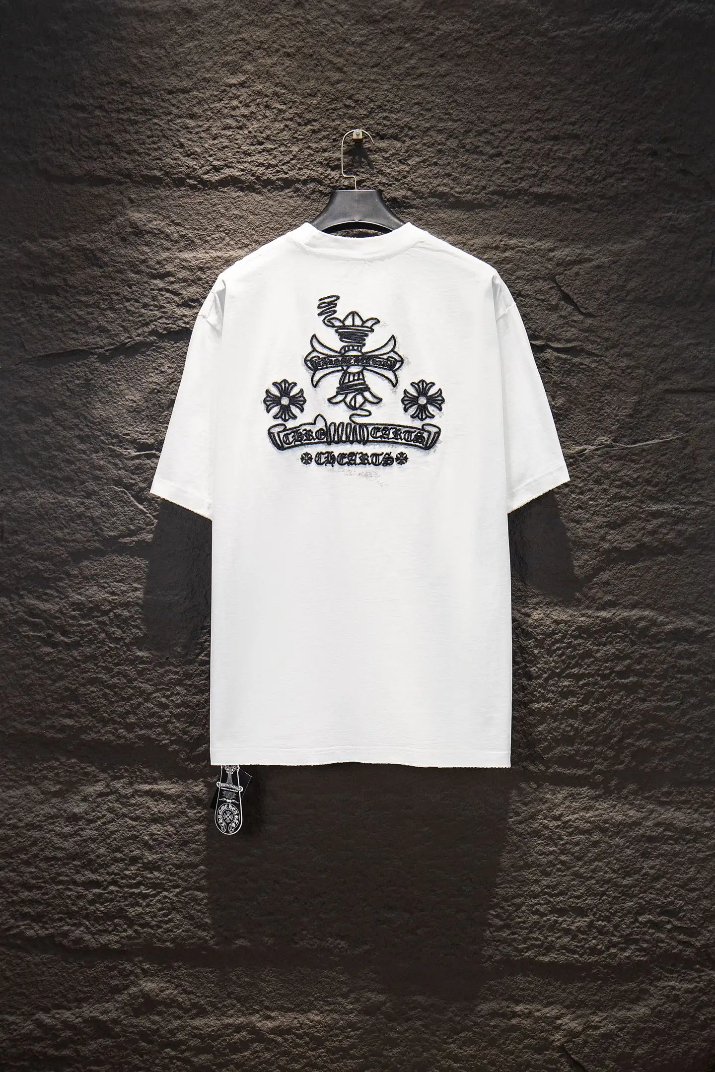 Embroidered Logo Oversized Cotton T-Shirt D14514930 — view 2