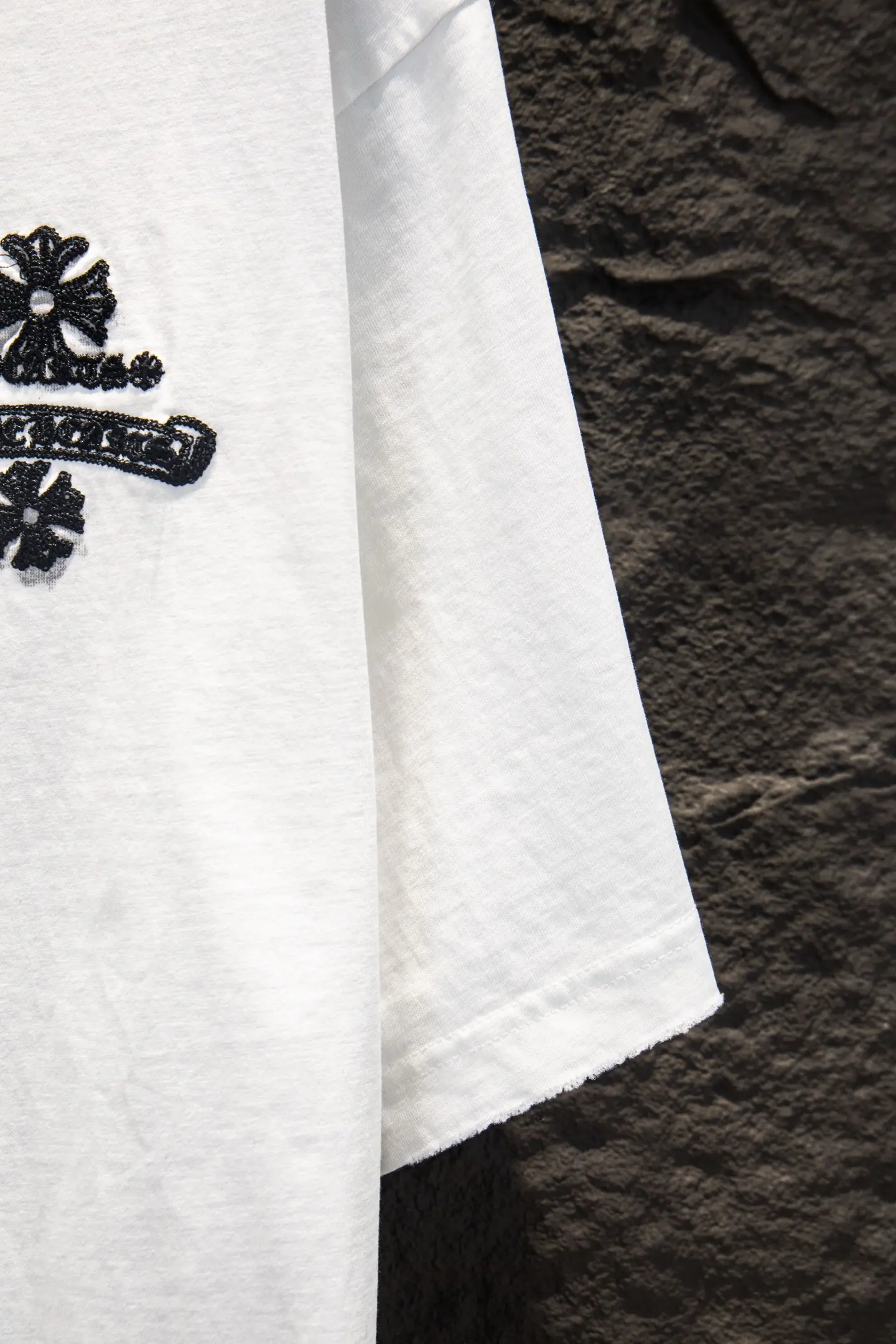 Embroidered Logo Oversized Cotton T-Shirt D14514930 — view 7