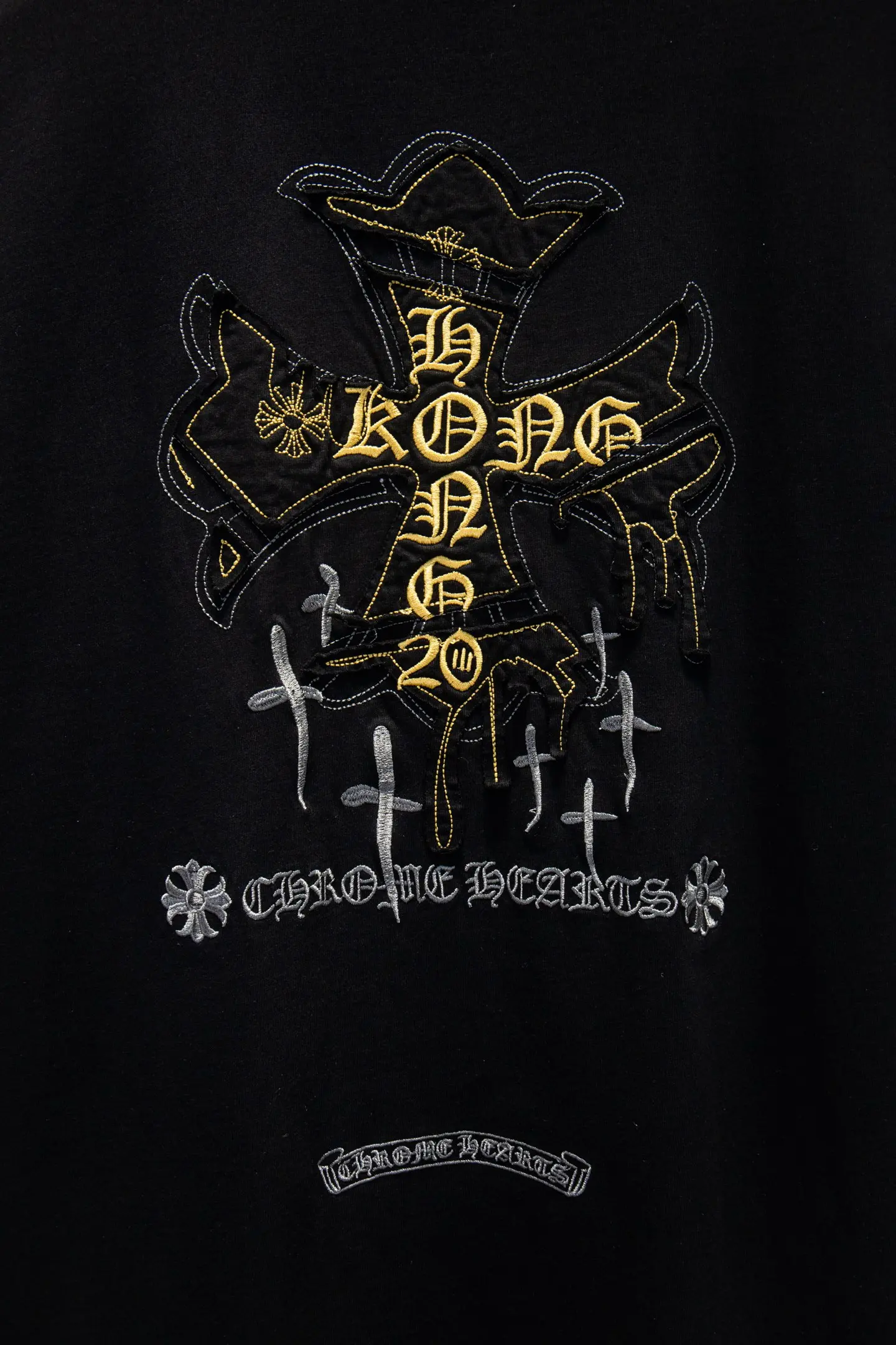 Embroidered Oversized Distressed T-Shirt D14514929 — view 5