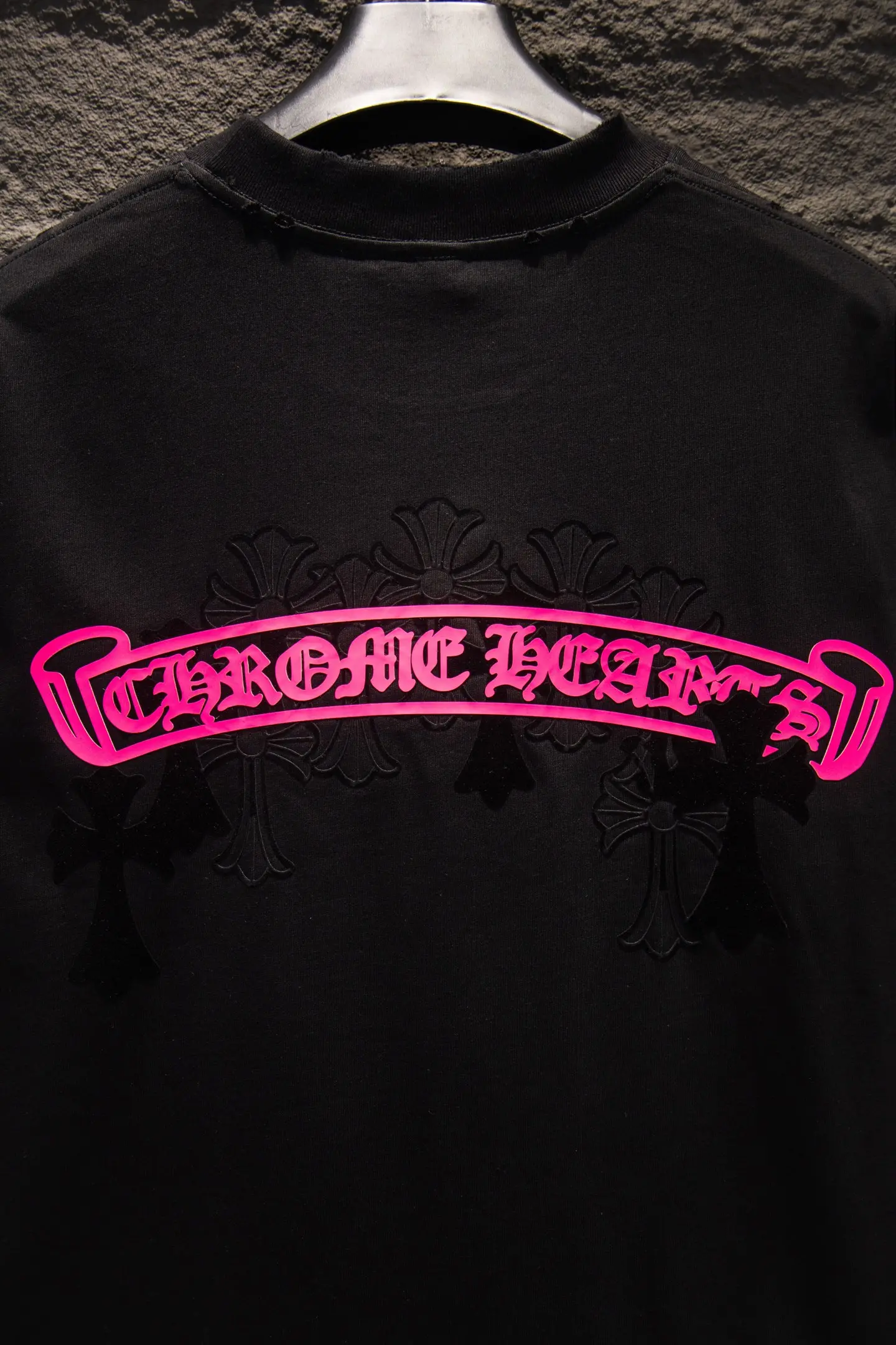 Logo-Flocked Oversized Cotton T-Shirt D13515091 — view 5