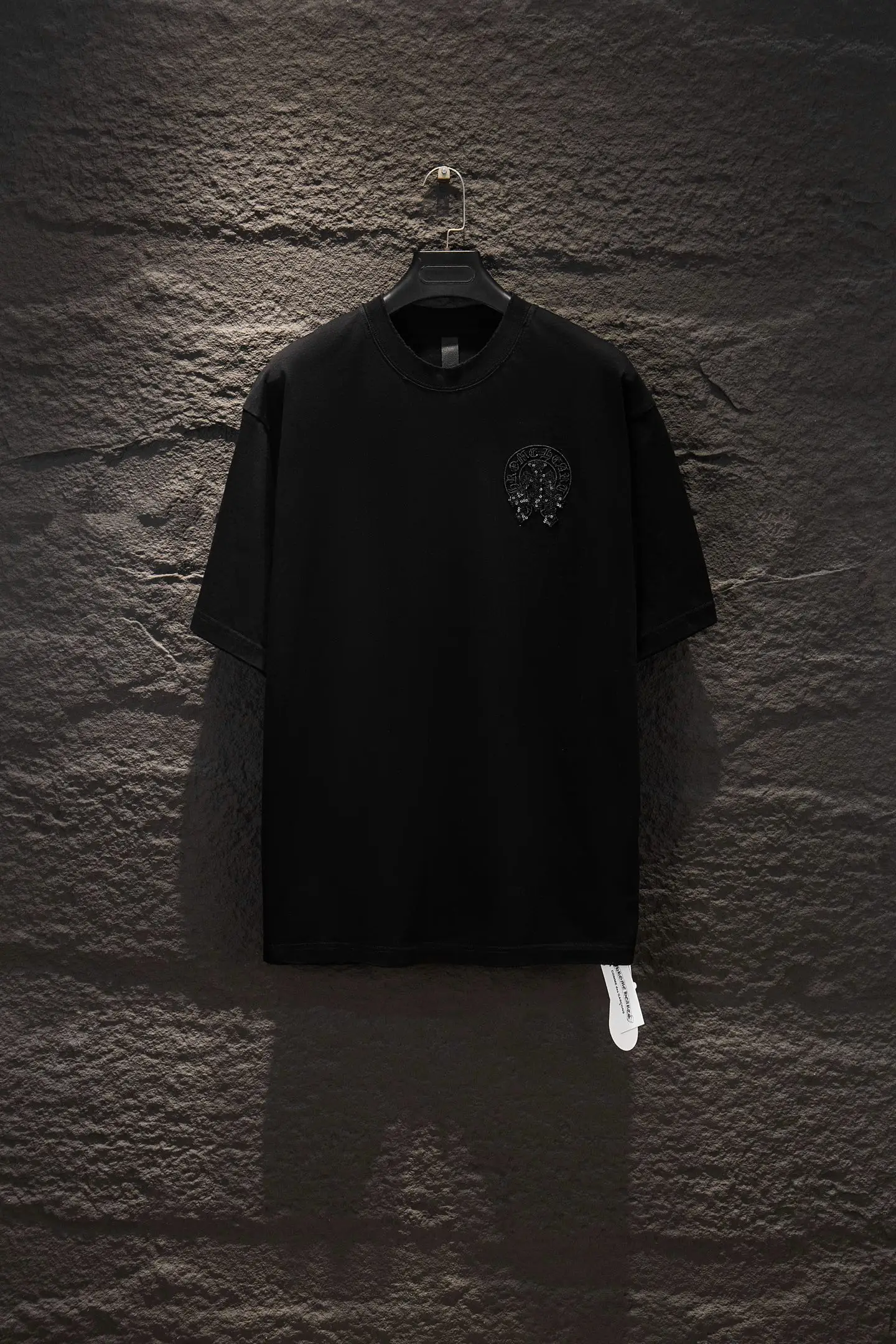 Embellished Oversized Cotton T-Shirt D14515089