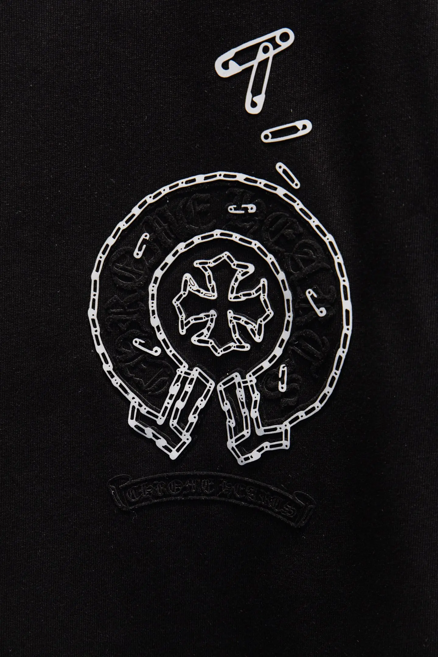 Oversized Flocked Silicone Logo T-Shirt D14515087 — view 4