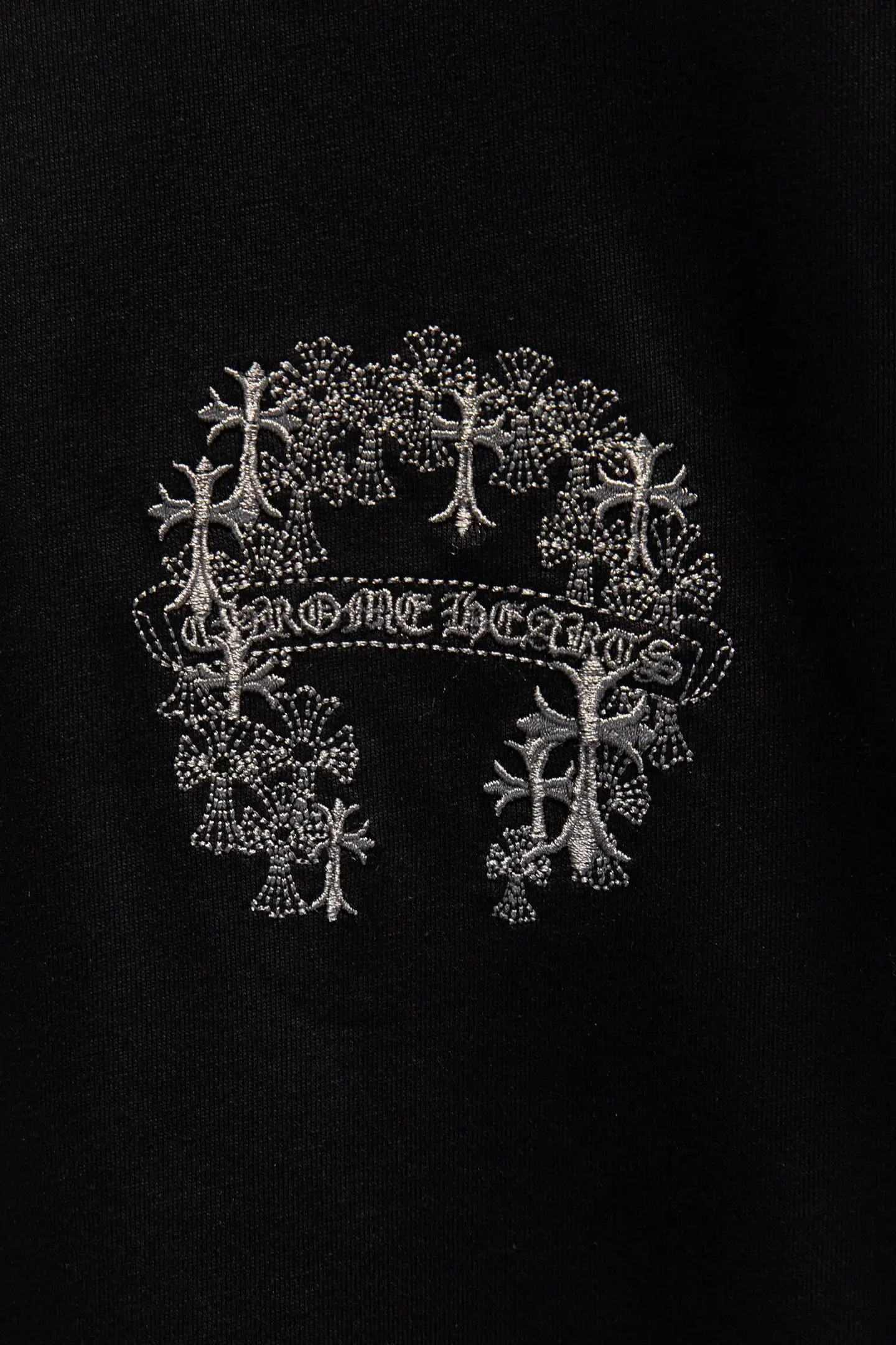 Embroidered Patch Oversized Cotton T-Shirt D14515085 — view 4