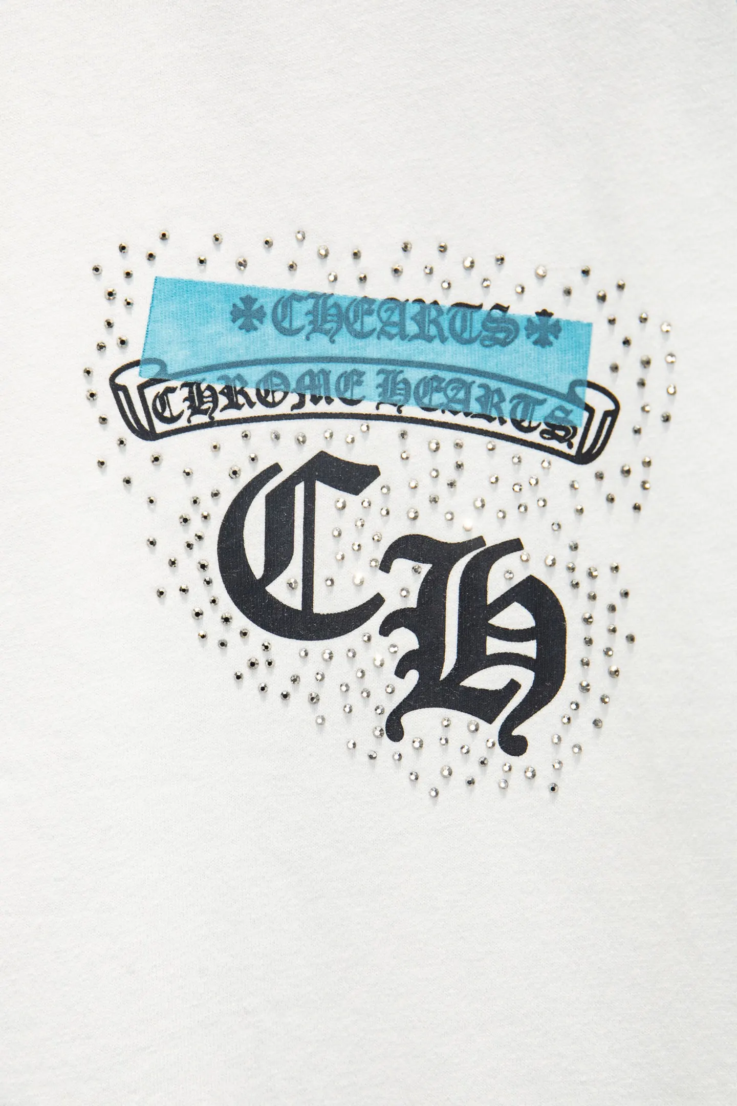 Rhinestone Embellished Oversized T-Shirt D12515082 — view 4