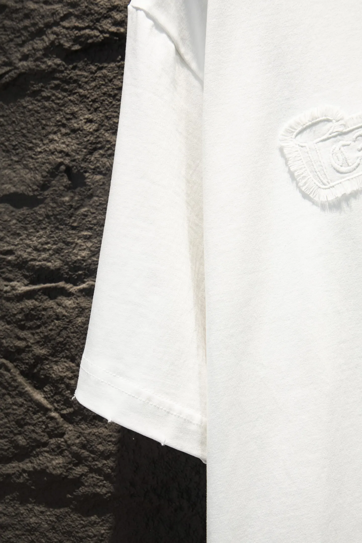 Embroidered Oversized Cotton T-Shirt D14515080 — view 5