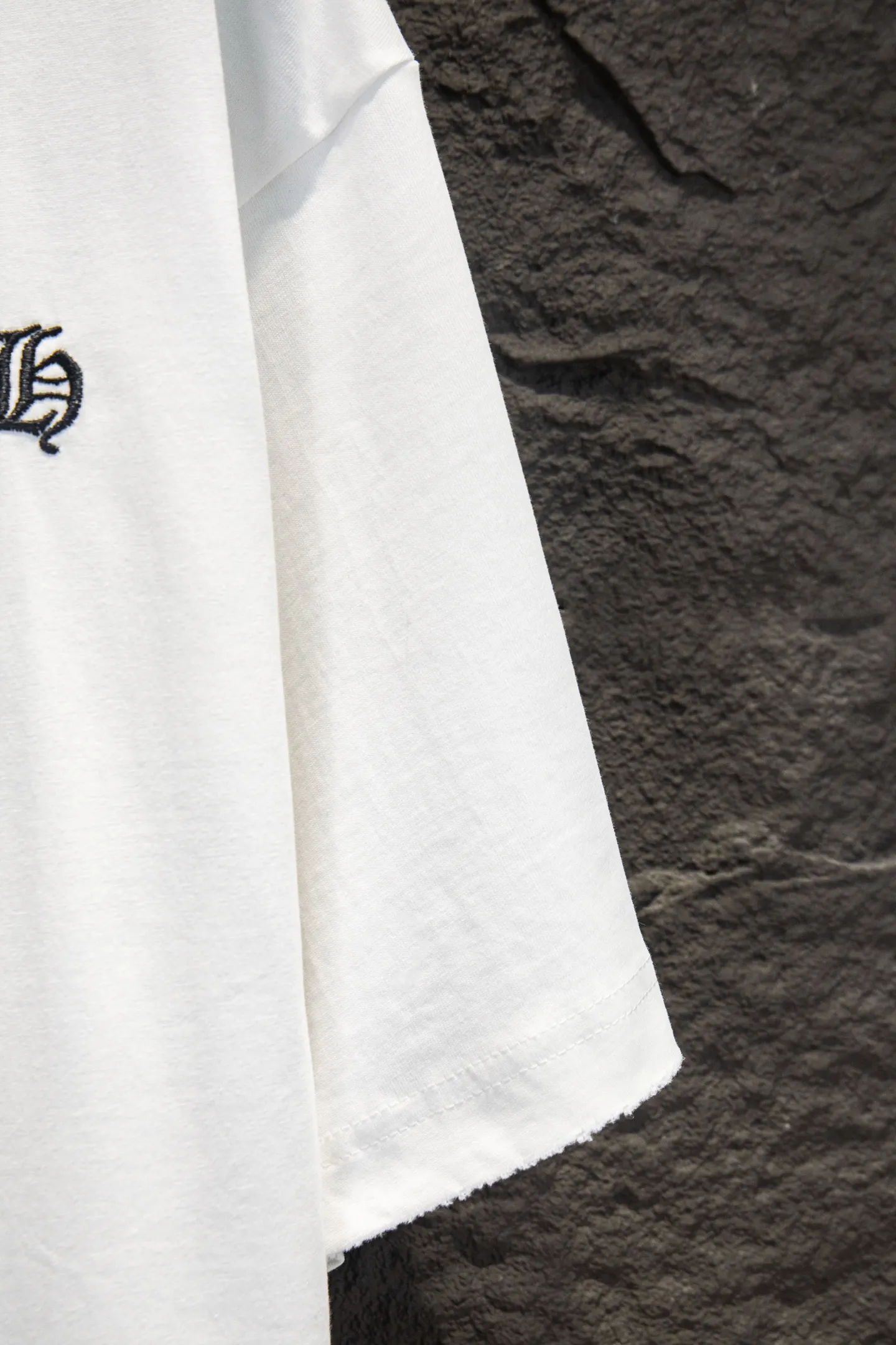Oversized Embroidered Cotton T-Shirt D14515078 — view 6