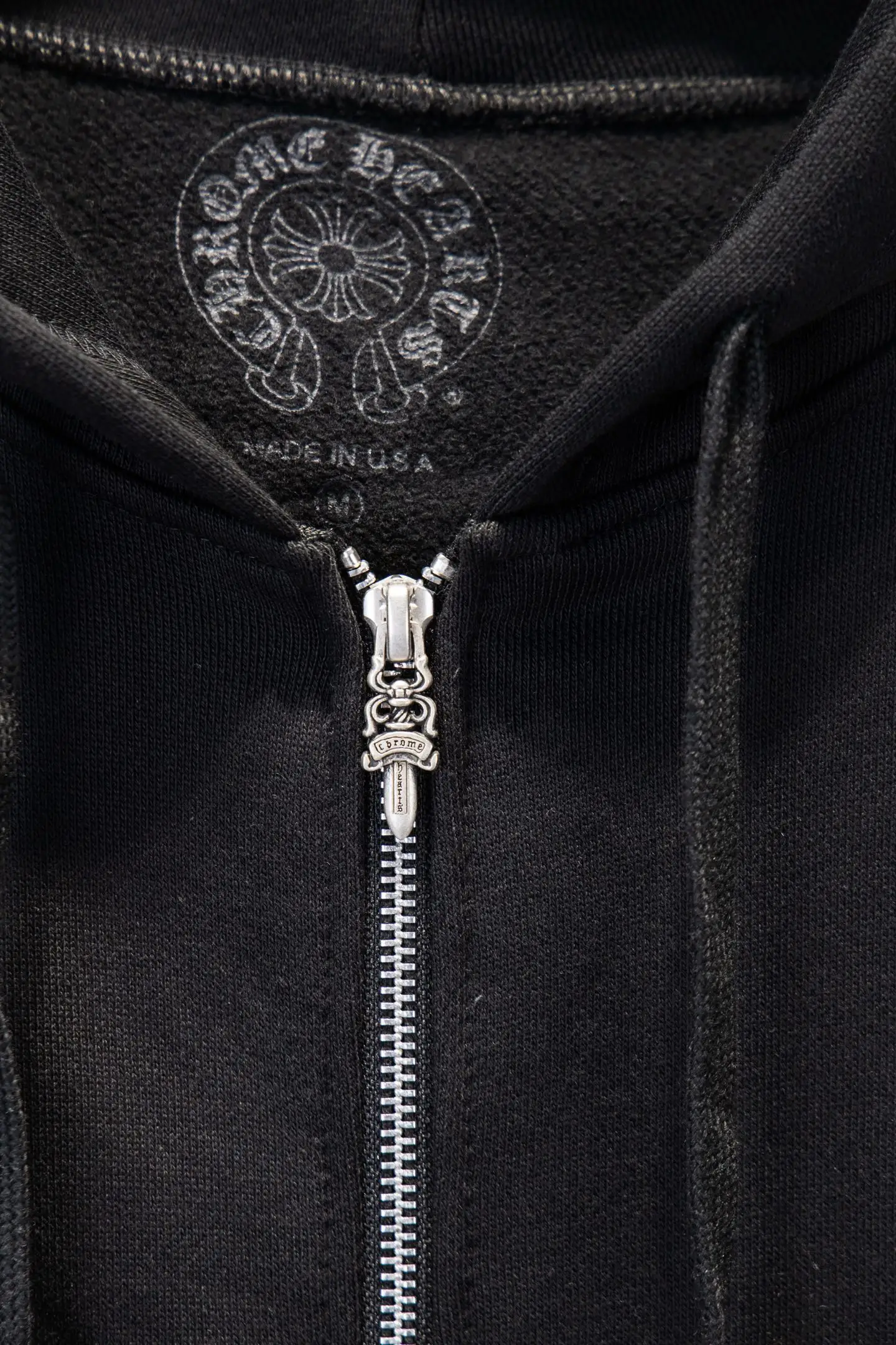 Logo Print Zip-Up Cotton Hoodie D22922917 — view 10