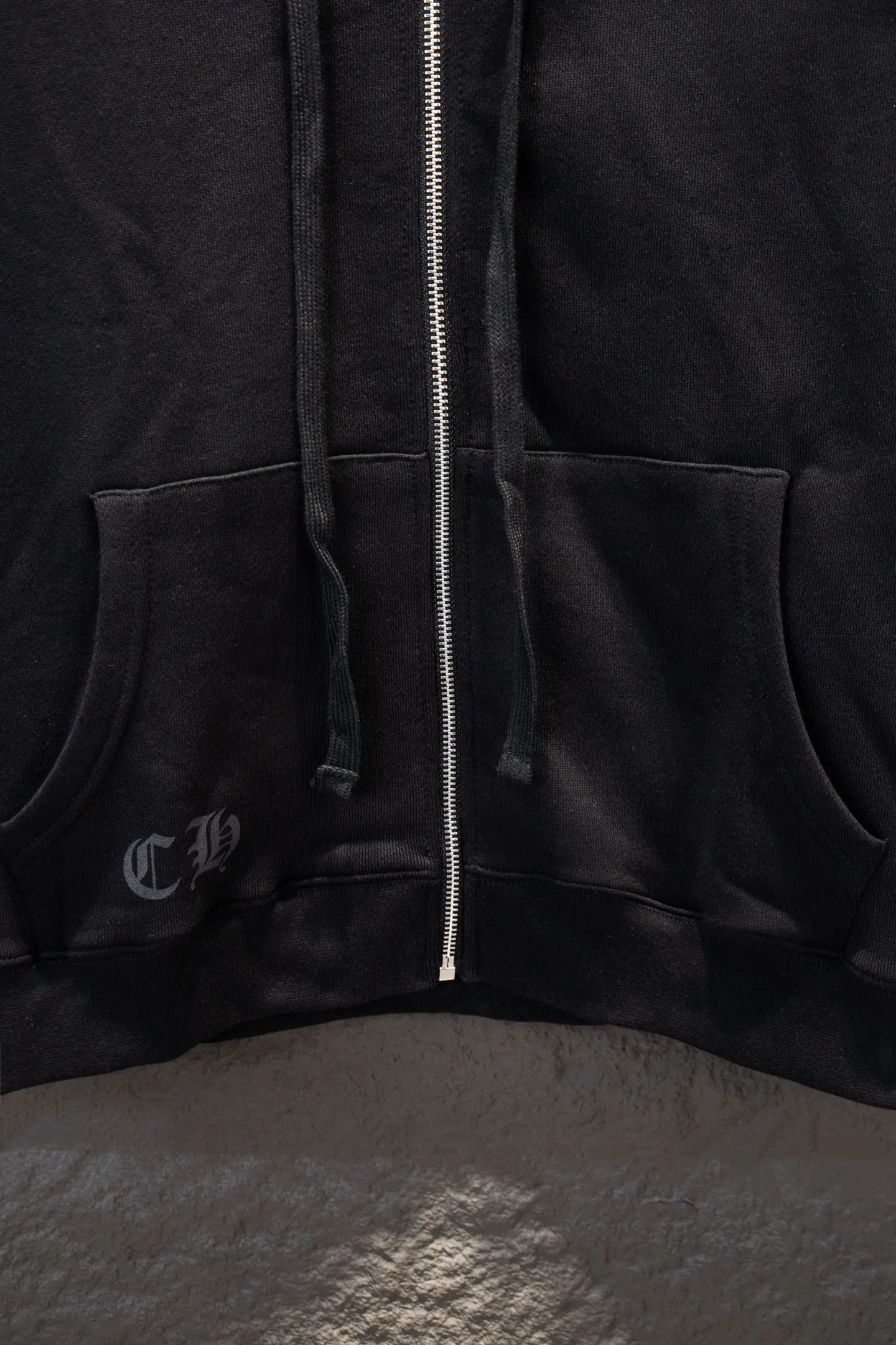 Logo Print Zip-Up Cotton Hoodie D22922917 — view 15