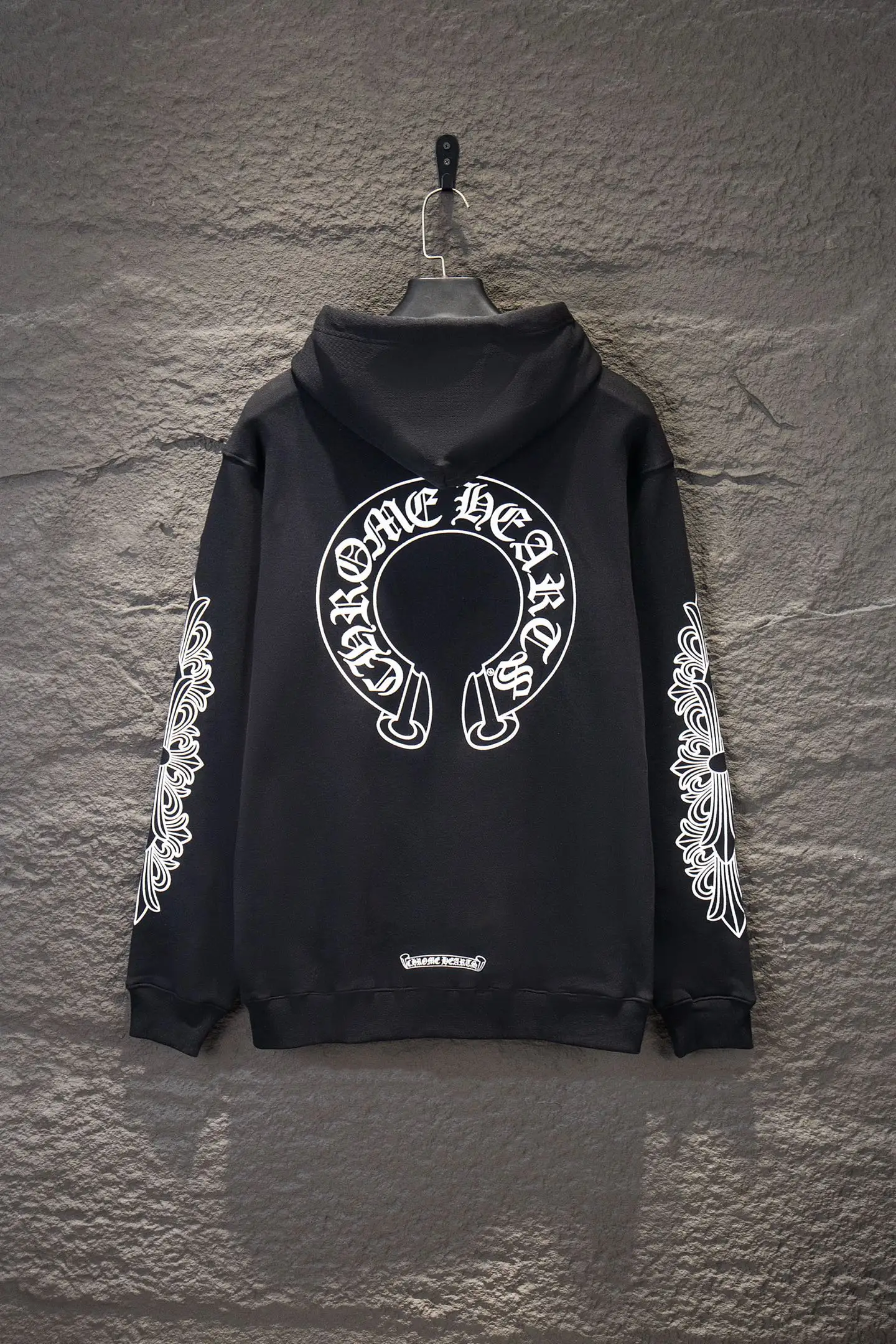 Logo-Print Cotton-Fleece Zip-Up Hoodie D22922948 — view 2