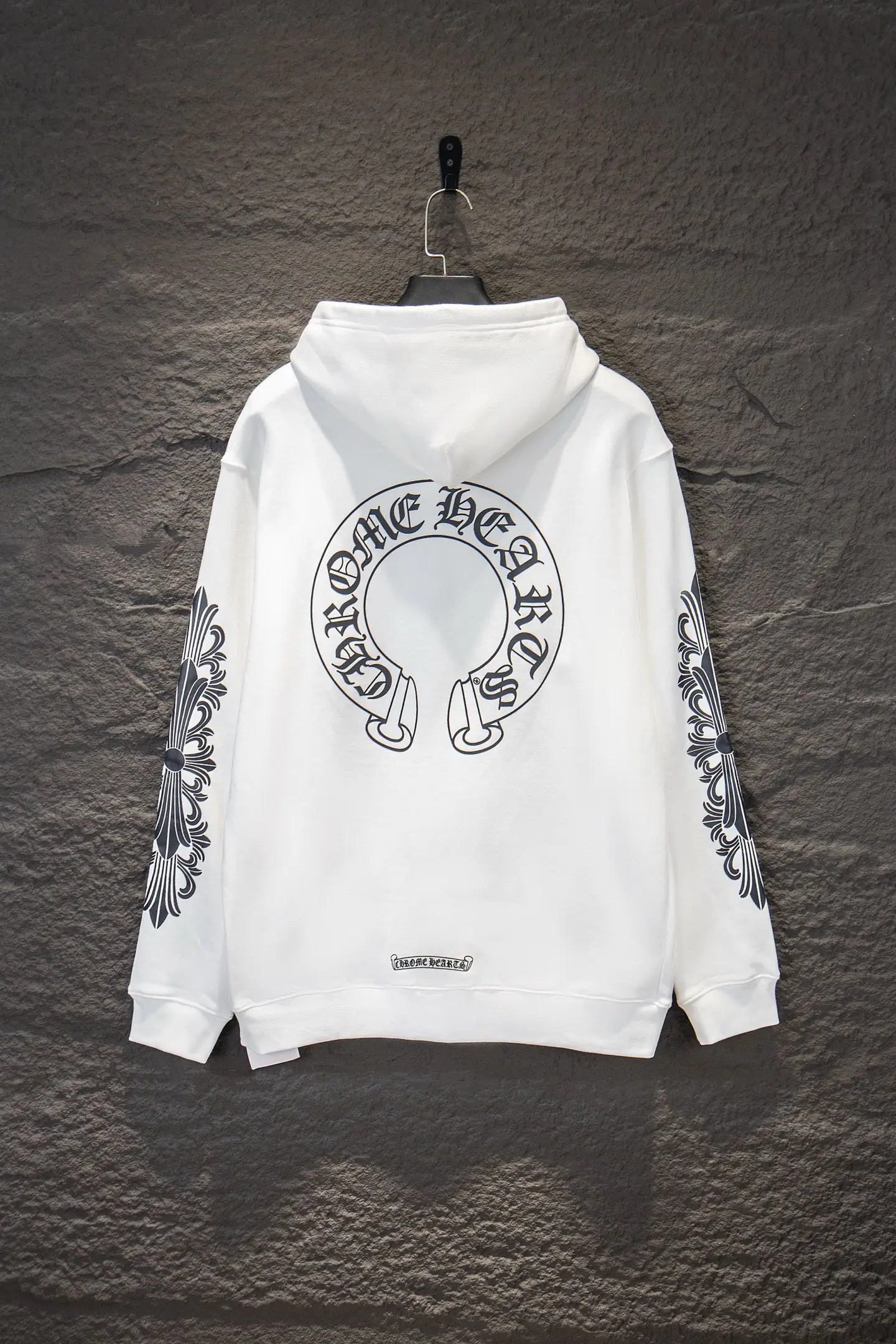 Logo-Print Cotton-Fleece Zip-Up Hoodie D22922949 — view 2