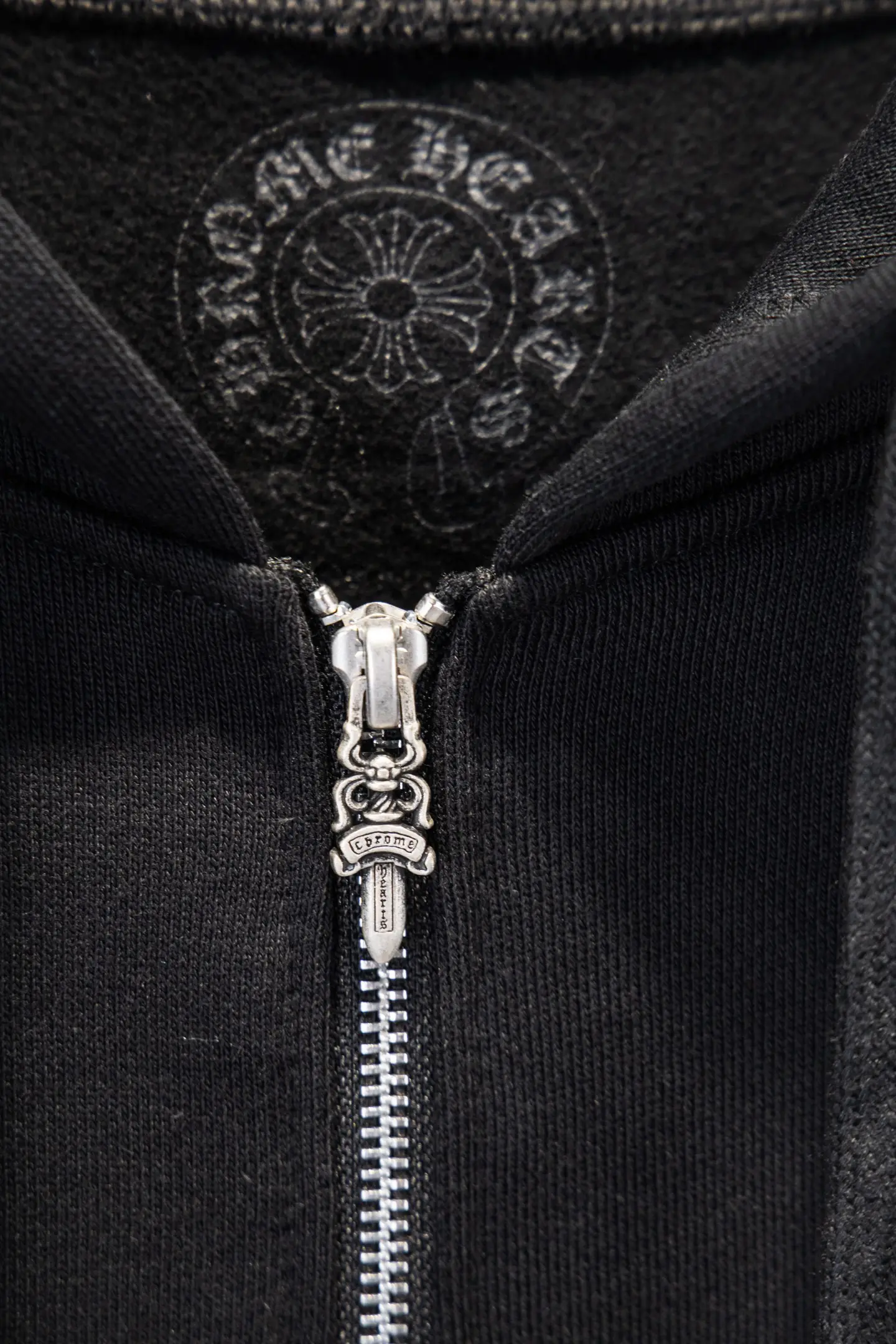 Graphic Print Zip-Up Cotton Hoodie D22922943 — view 11