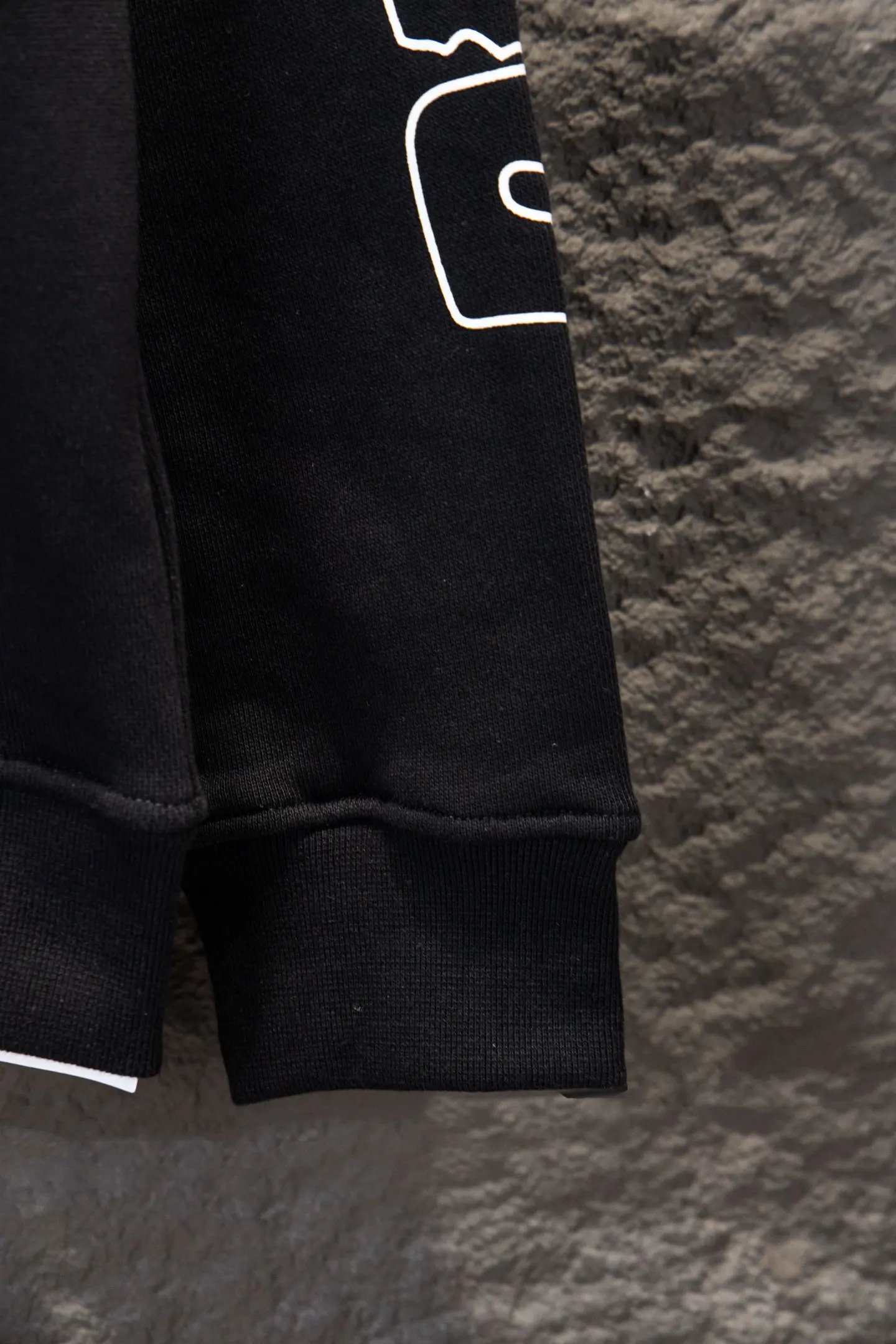 Graphic Print Zip-Up Cotton Hoodie D22922943 — view 13