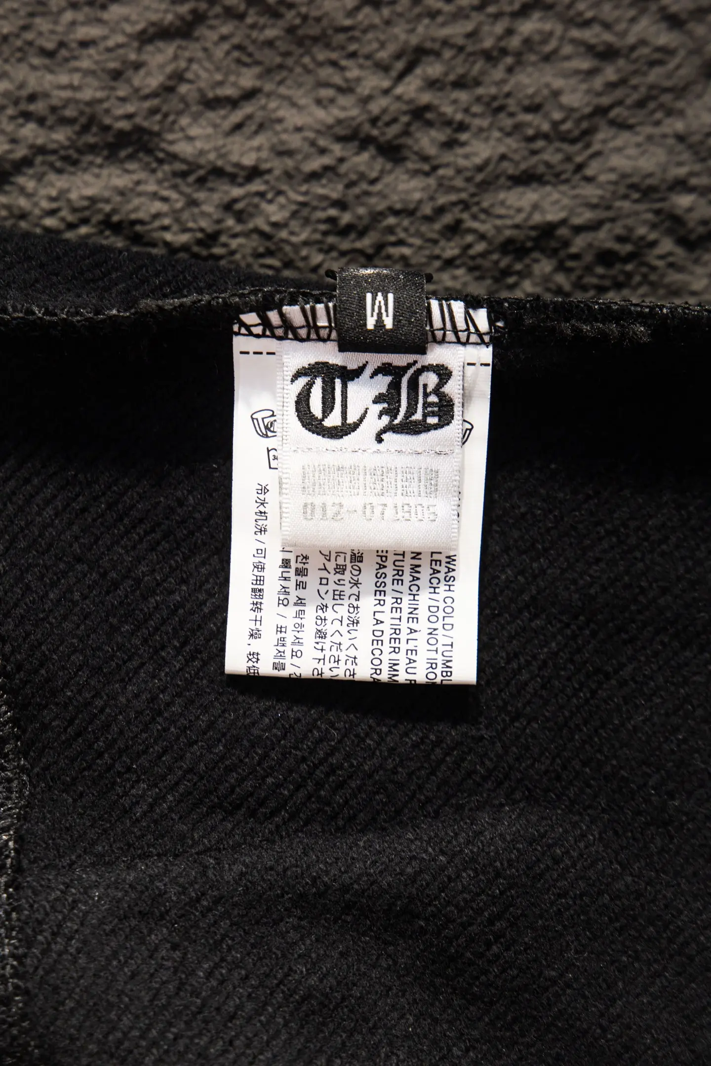Embroidered Logo Oversized Zip-Up Hoodie D22522933 — view 14