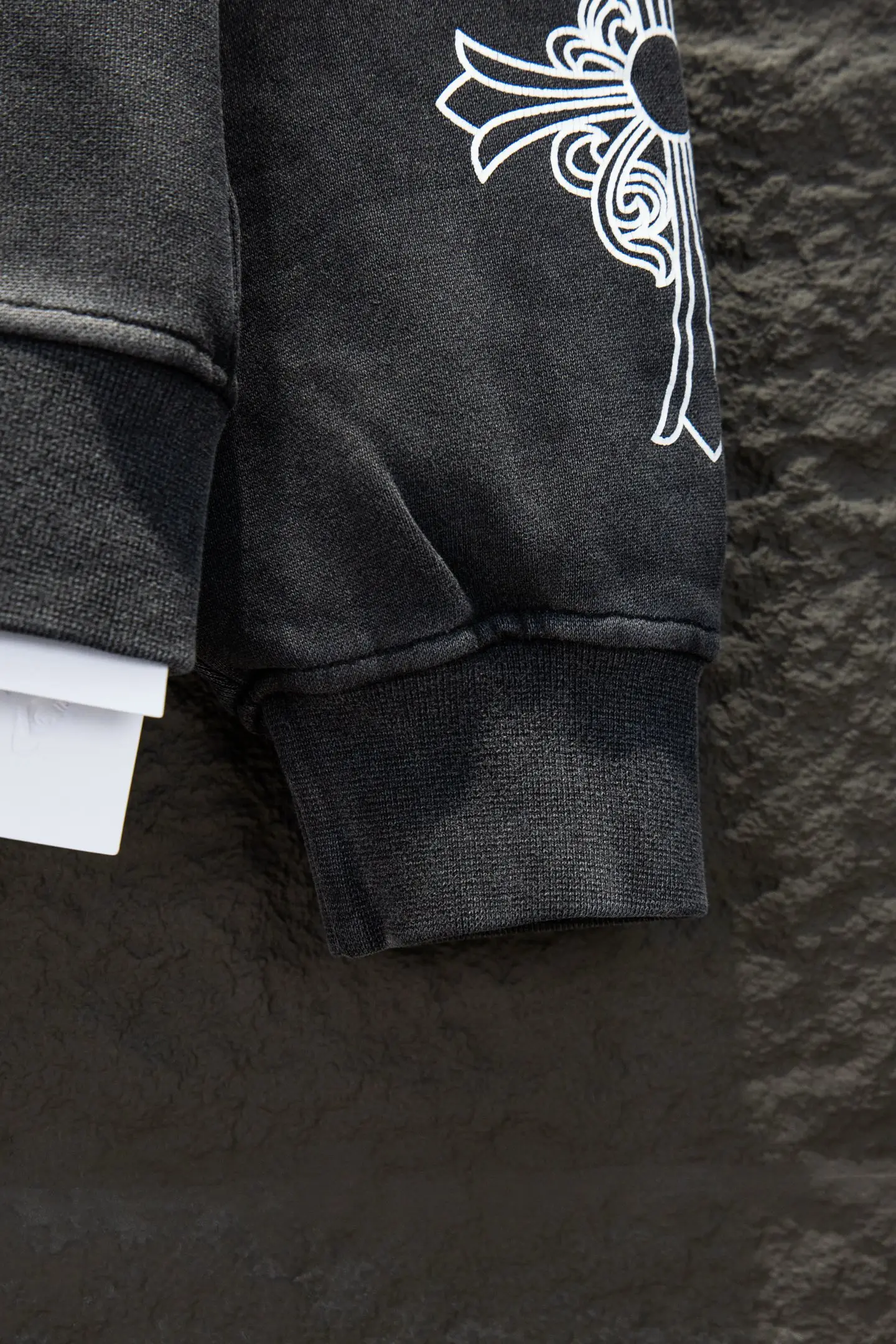 Logo-Print Washed Cotton Zip-Up Hoodie D23522908 — view 7