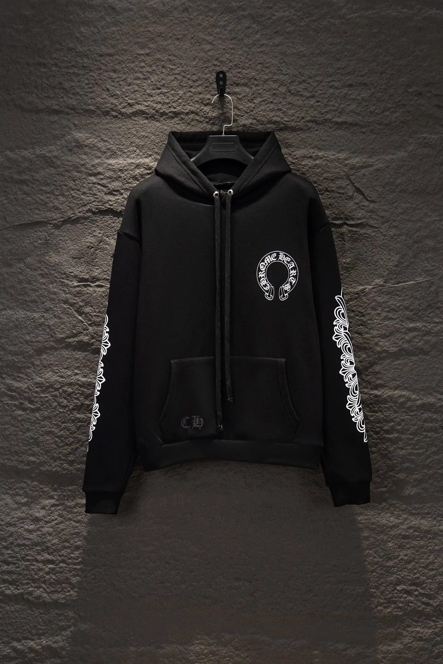 Logo Print Oversized Cotton Hoodie D20522941 — view 2