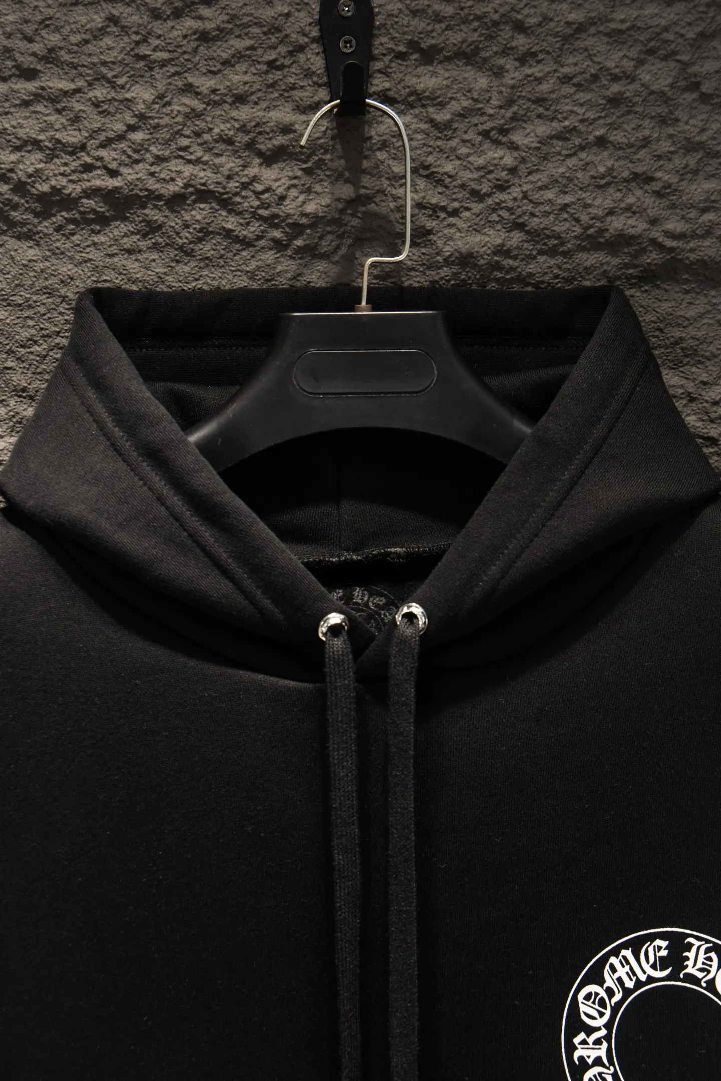 Logo Print Oversized Cotton Hoodie D20522941 — view 3