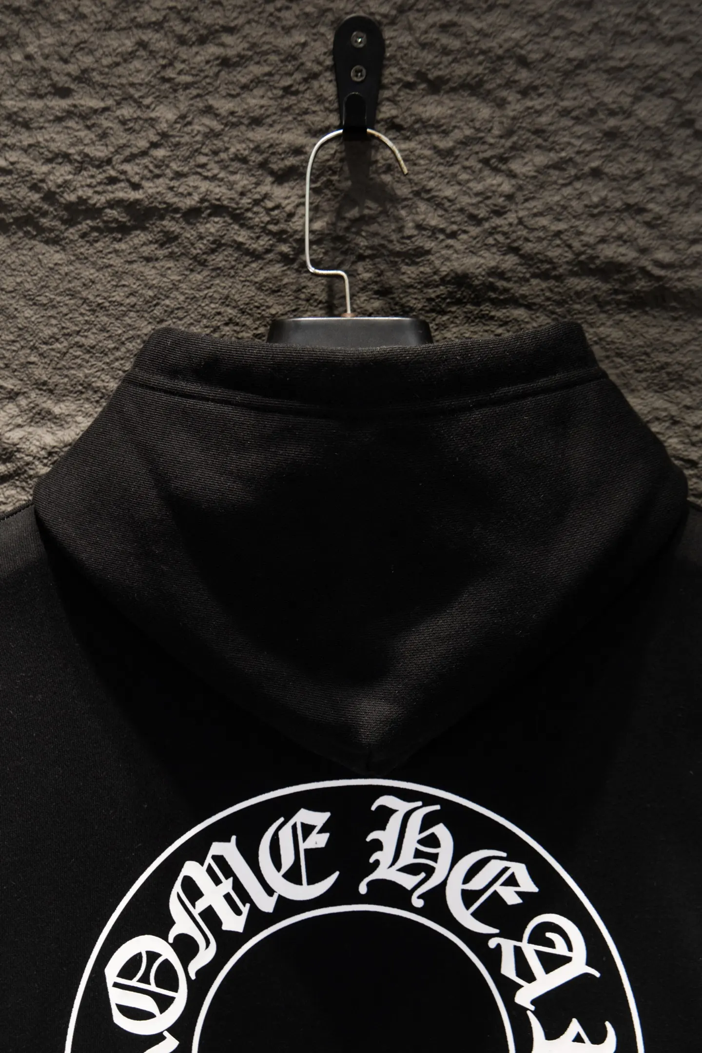 Logo Print Oversized Cotton Hoodie D20522941 — view 9