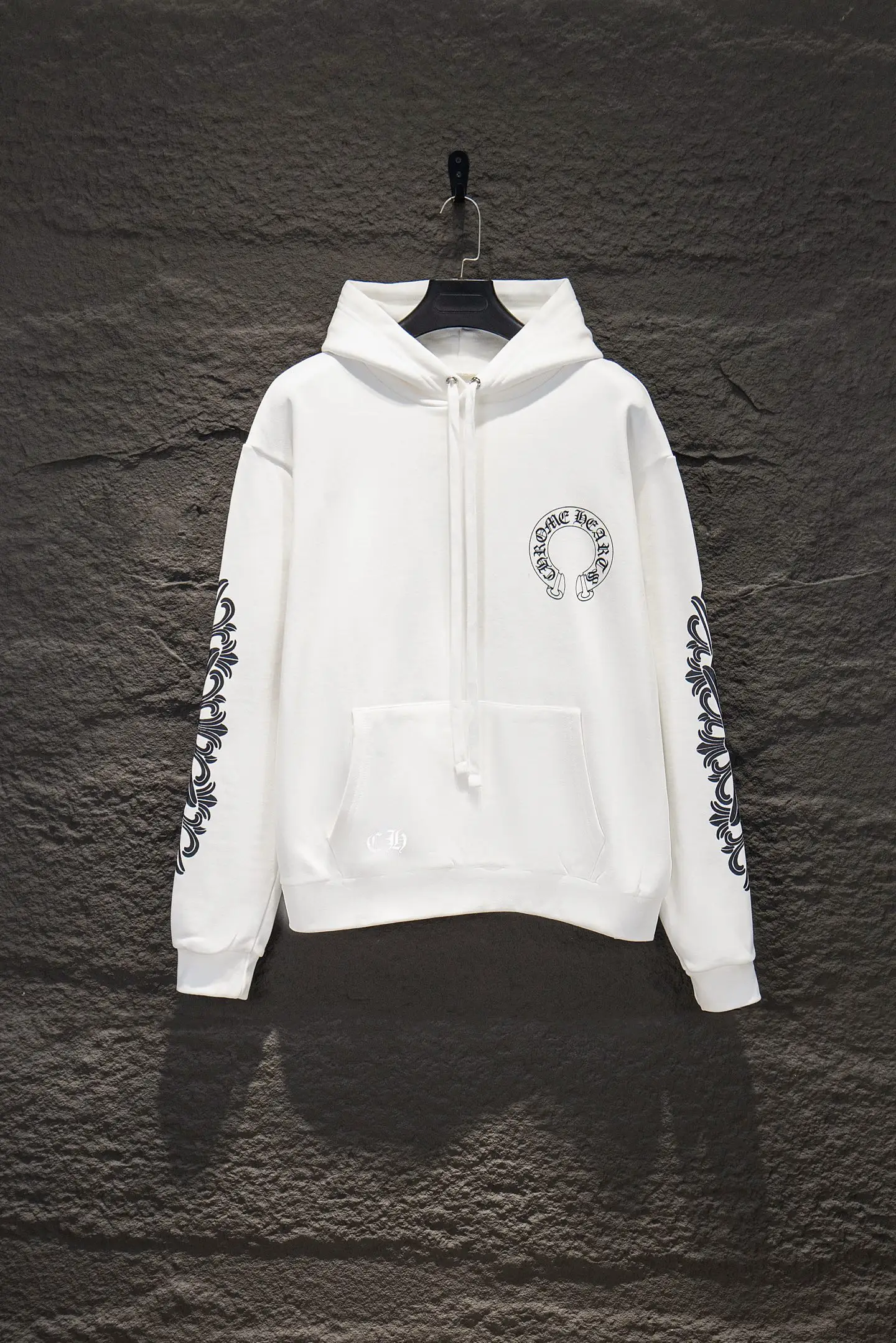 Logo-Print Oversized Cotton-Fleece Hoodie D20522942