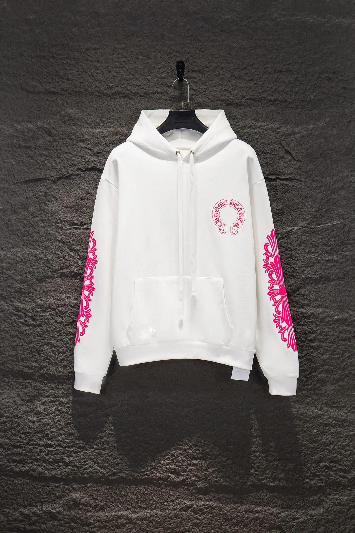 Logo Print Oversized Cotton Hoodie D20522921