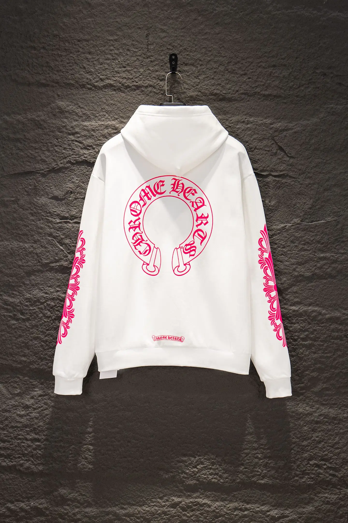 Logo Print Oversized Cotton Hoodie D20522921 — view 2
