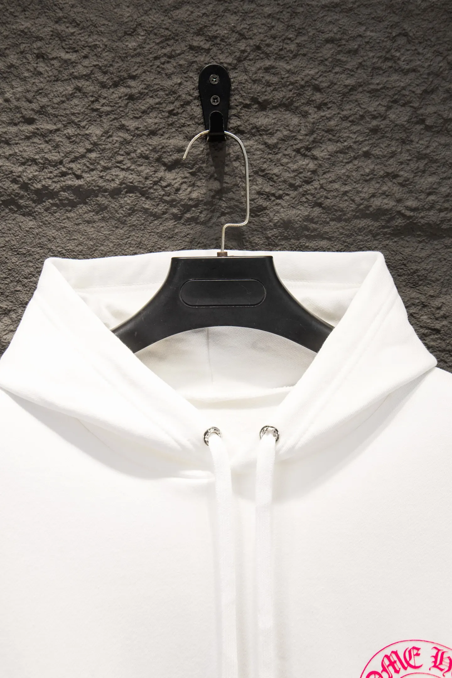 Logo Print Oversized Cotton Hoodie D20522921 — view 3