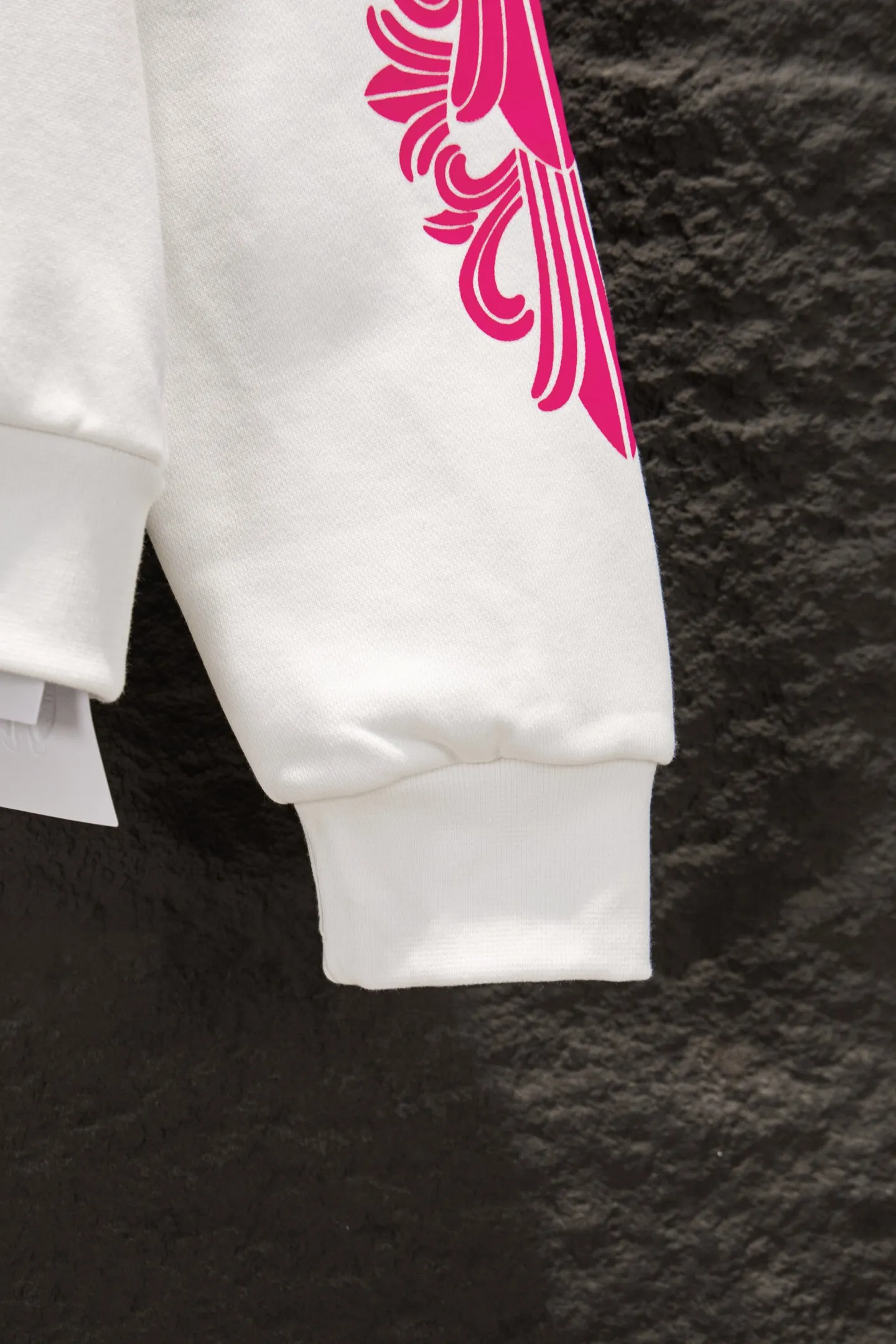 Logo Print Oversized Cotton Hoodie D20522921 — view 8