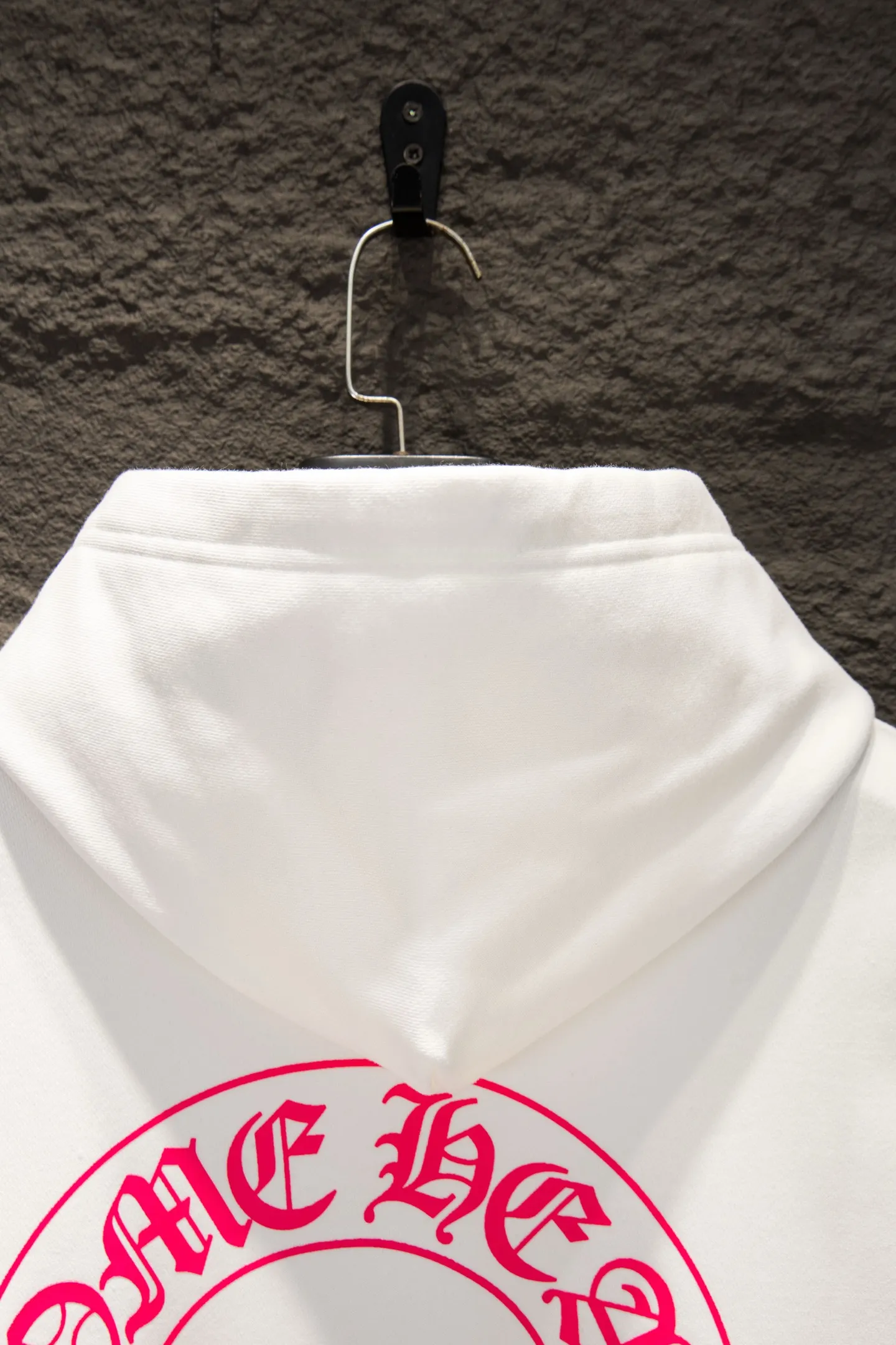 Logo Print Oversized Cotton Hoodie D20522921 — view 9