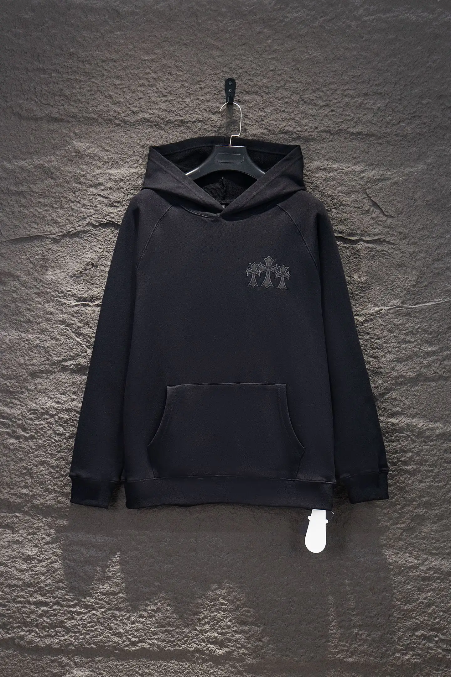 Embroidered Logo Oversized Cotton Hoodie D19522935
