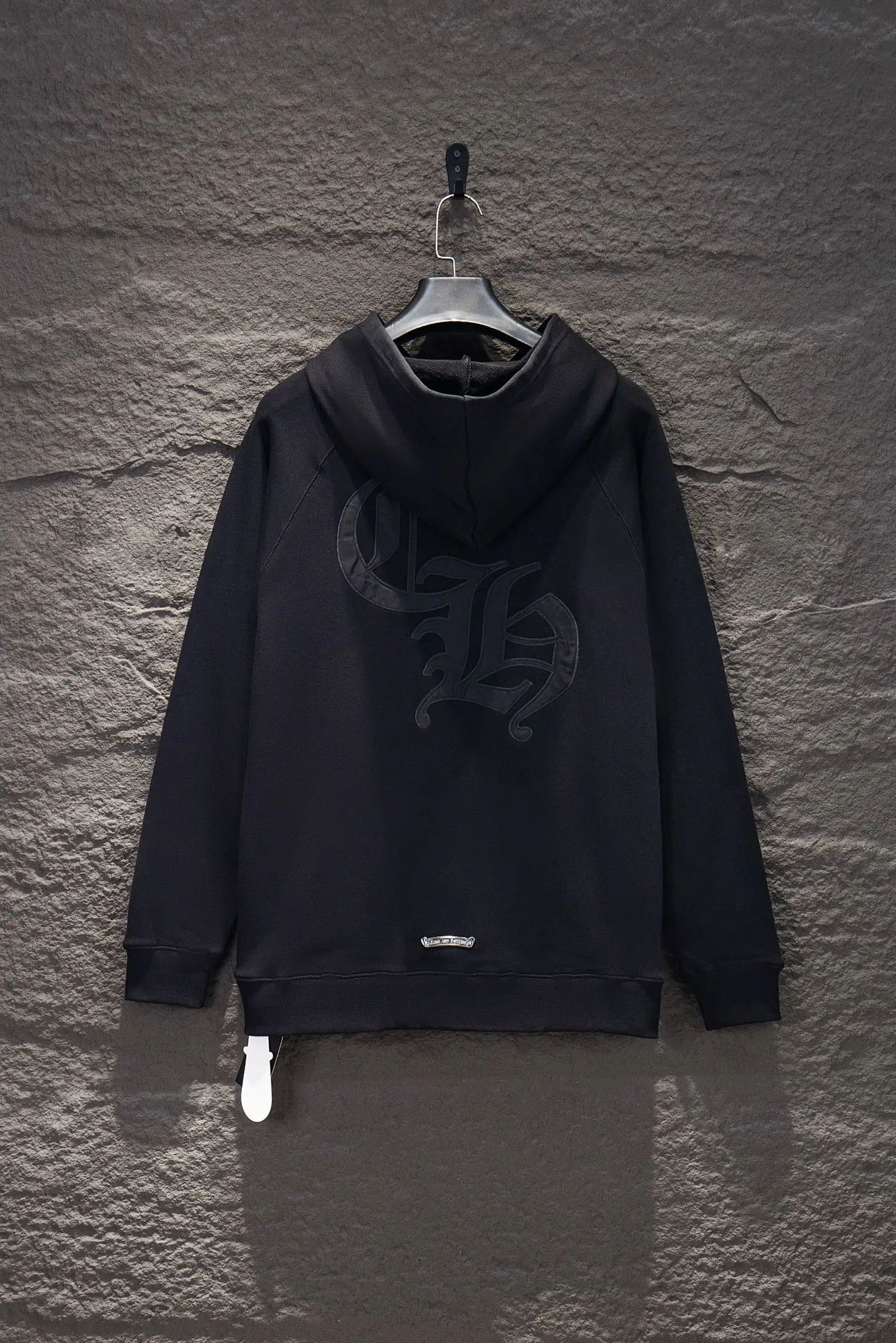 Embroidered Logo Oversized Cotton Hoodie D19522935 — view 2