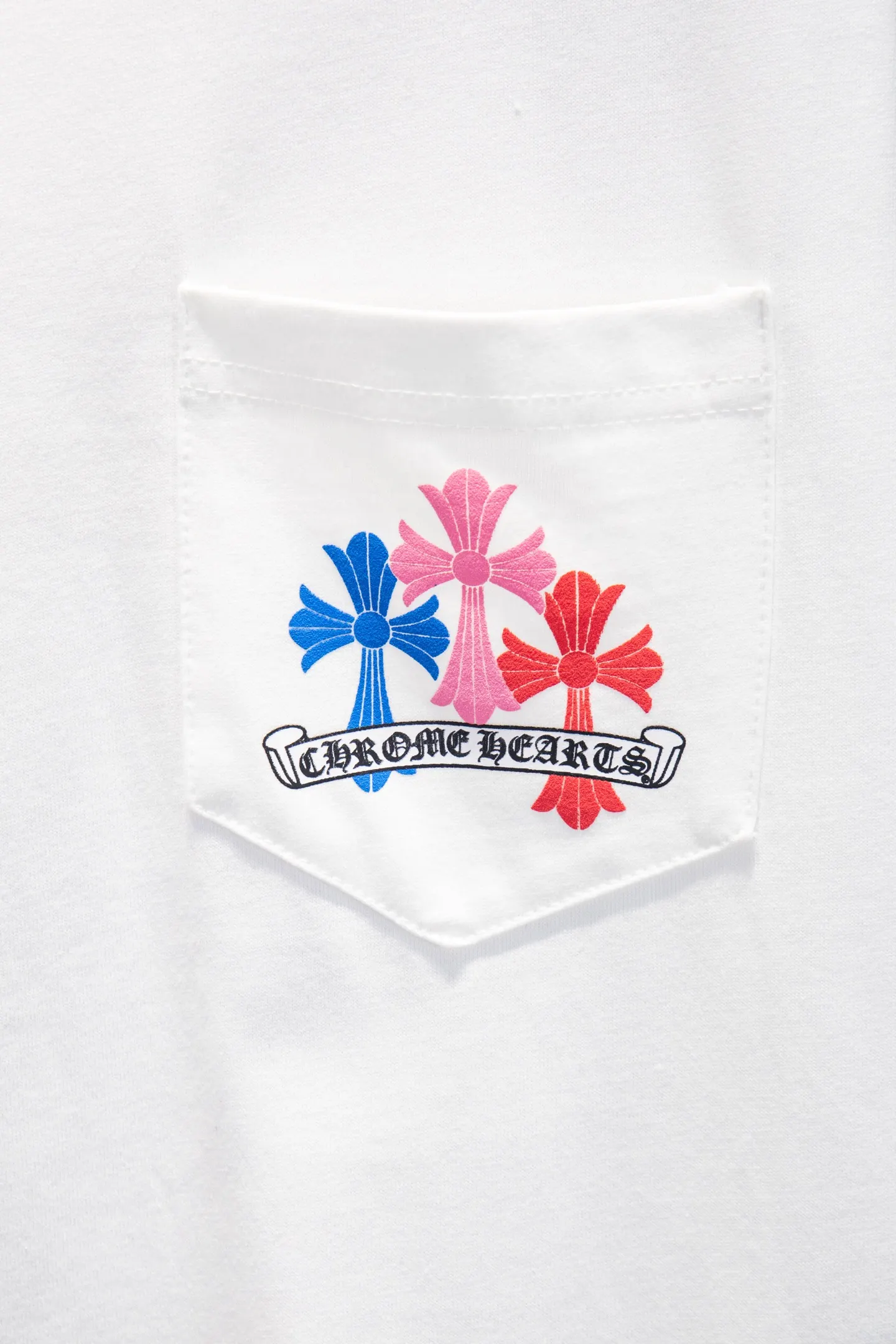 Chrome Hearts Multicolor Logo Long-Sleeve T-Shirt D14922978 — view 4
