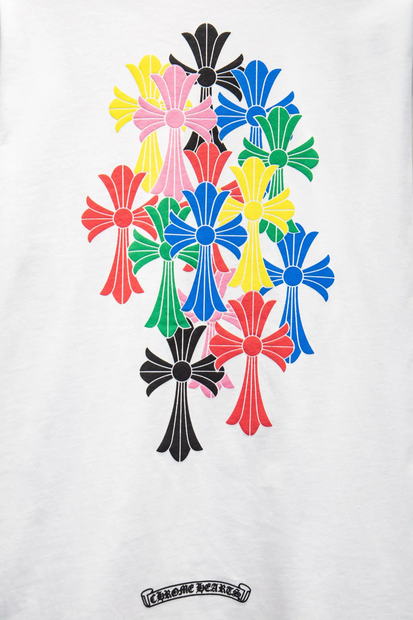 Chrome Hearts Multicolor Logo Long-Sleeve T-Shirt D14922978 — view 5