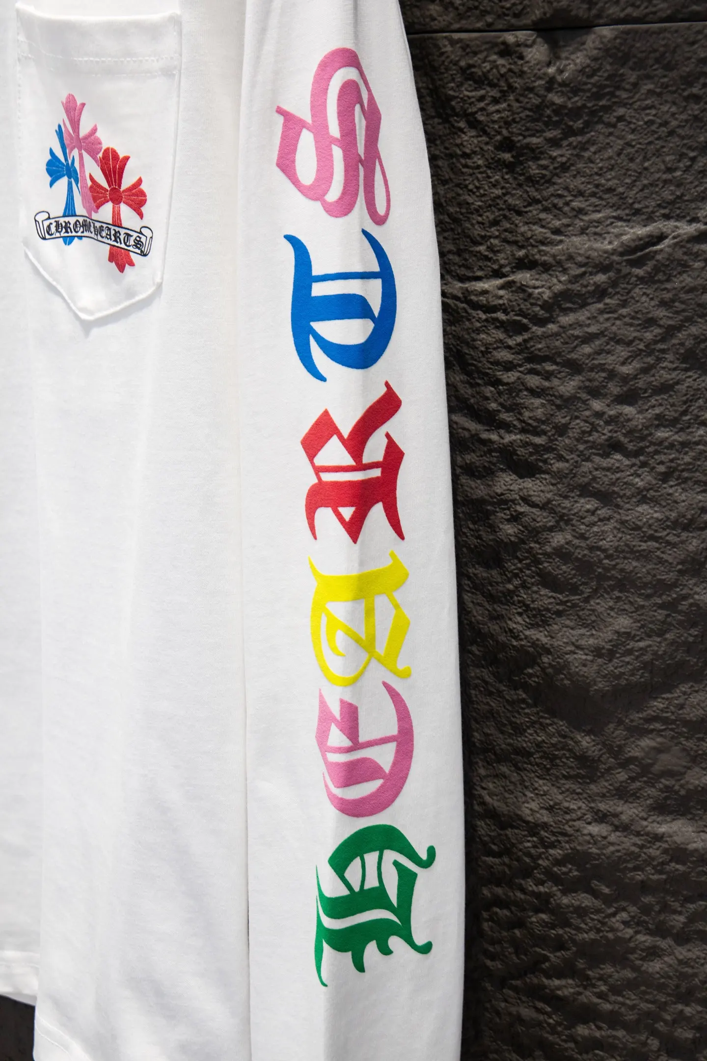Chrome Hearts Multicolor Logo Long-Sleeve T-Shirt D14922978 — view 7