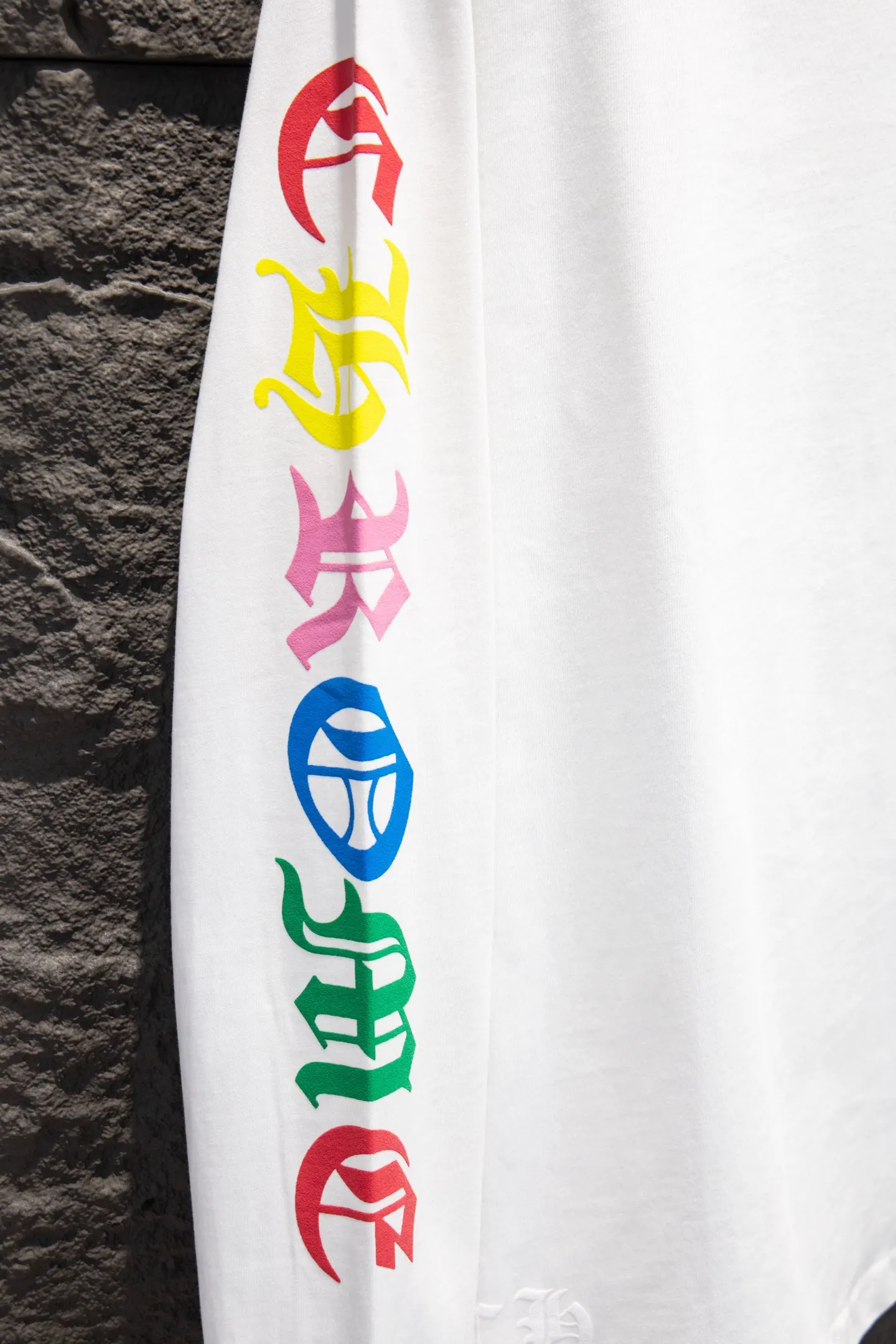 Chrome Hearts Multicolor Logo Long-Sleeve T-Shirt D14922978 — view 8