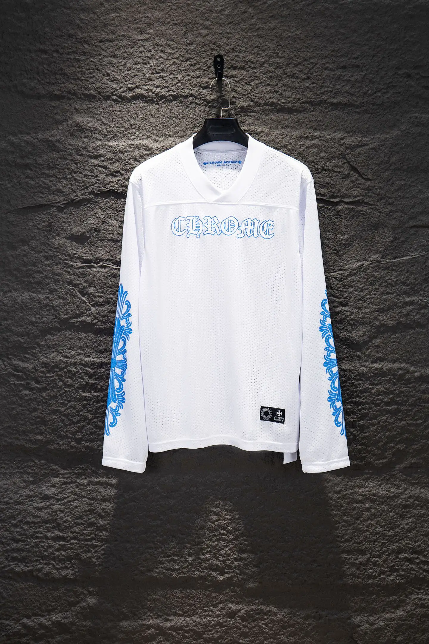 Chrome Hearts Oversized Mesh Jersey Long-Sleeve T-Shirt D14522969