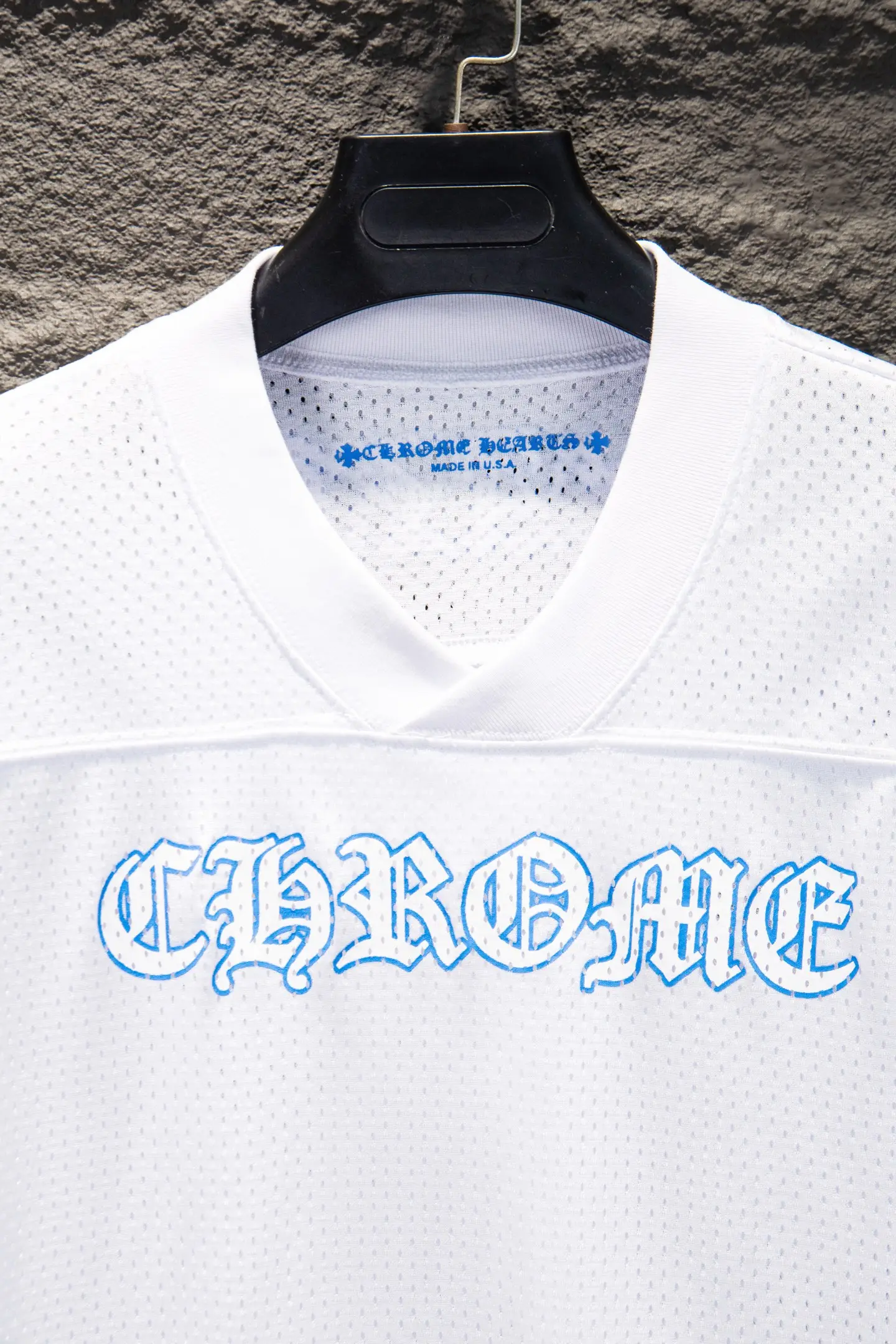 Chrome Hearts Oversized Mesh Jersey Long-Sleeve T-Shirt D14522969 — view 3