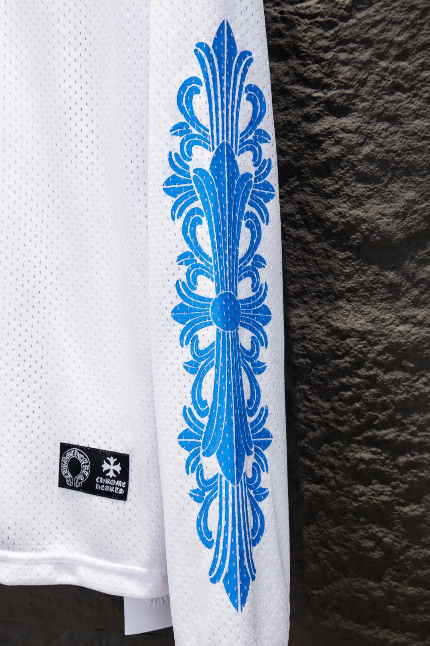 Chrome Hearts Oversized Mesh Jersey Long-Sleeve T-Shirt D14522969 — view 4