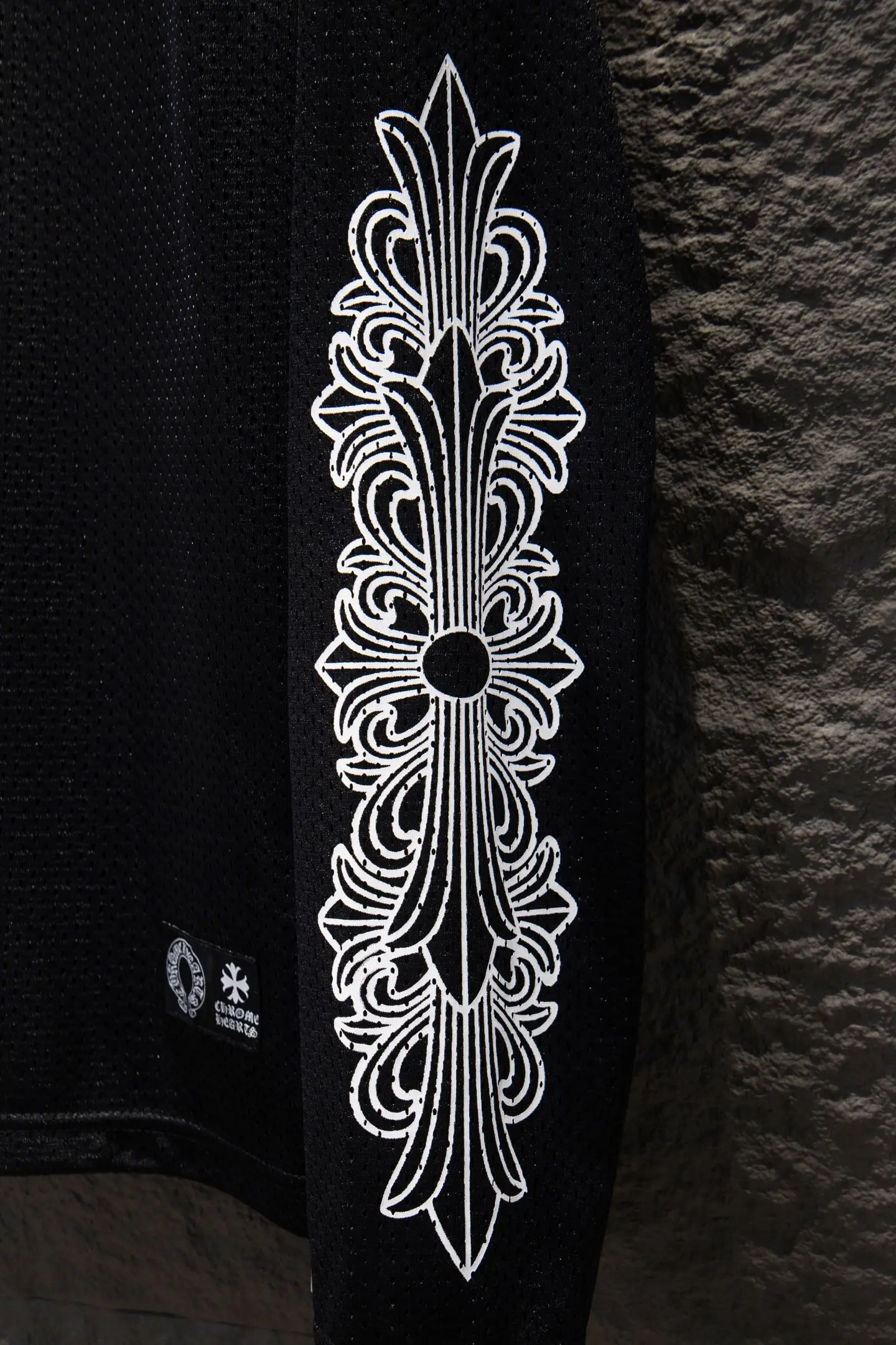 Logo-Print Mesh Long-Sleeve T-Shirt D14522968 — view 5