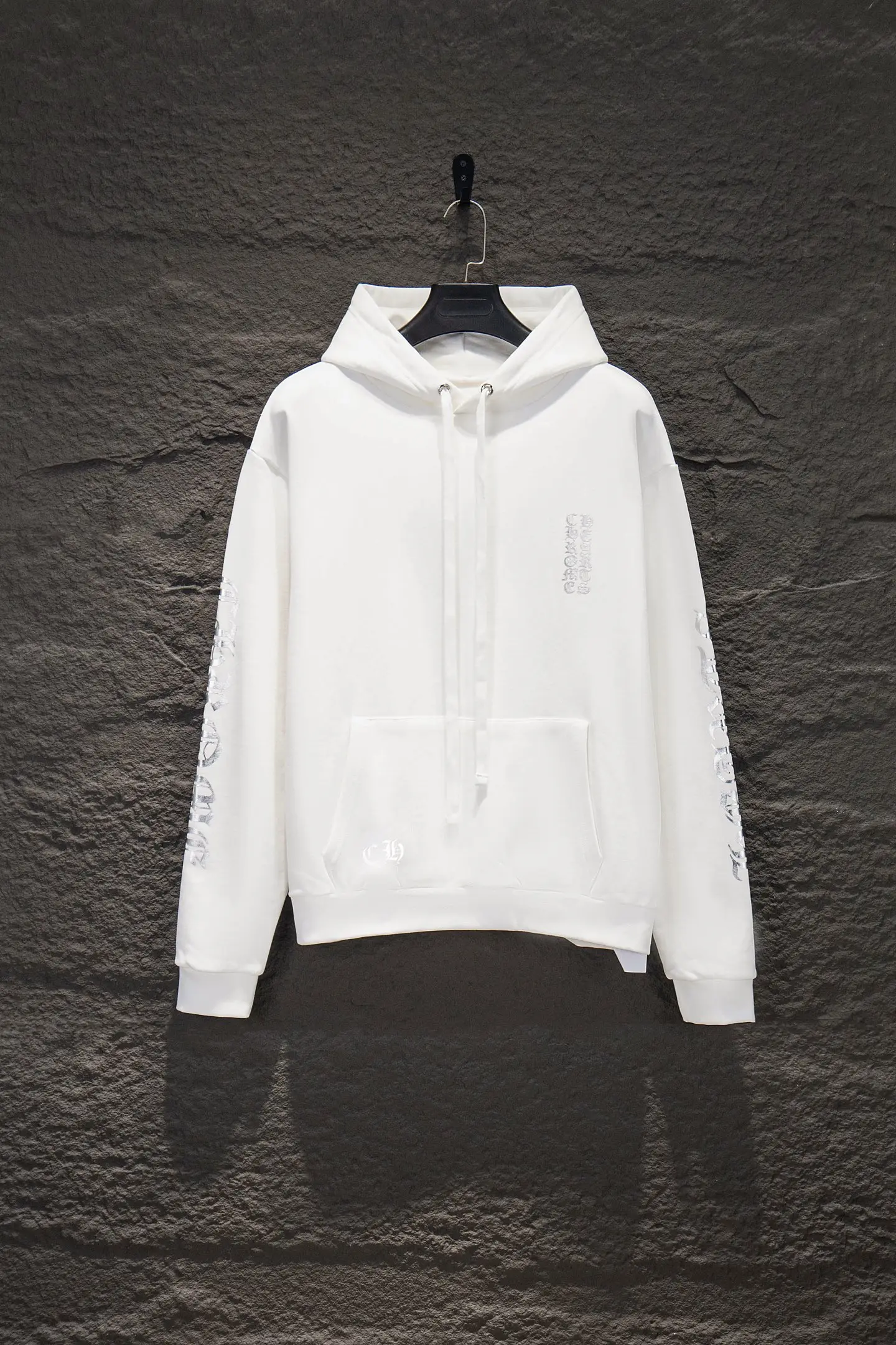 Logo Print Oversized Cotton Hoodie D20522920
