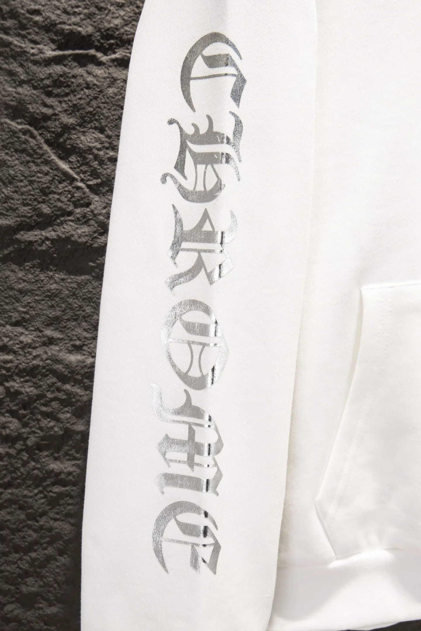 Logo Print Oversized Cotton Hoodie D20522920 — view 5