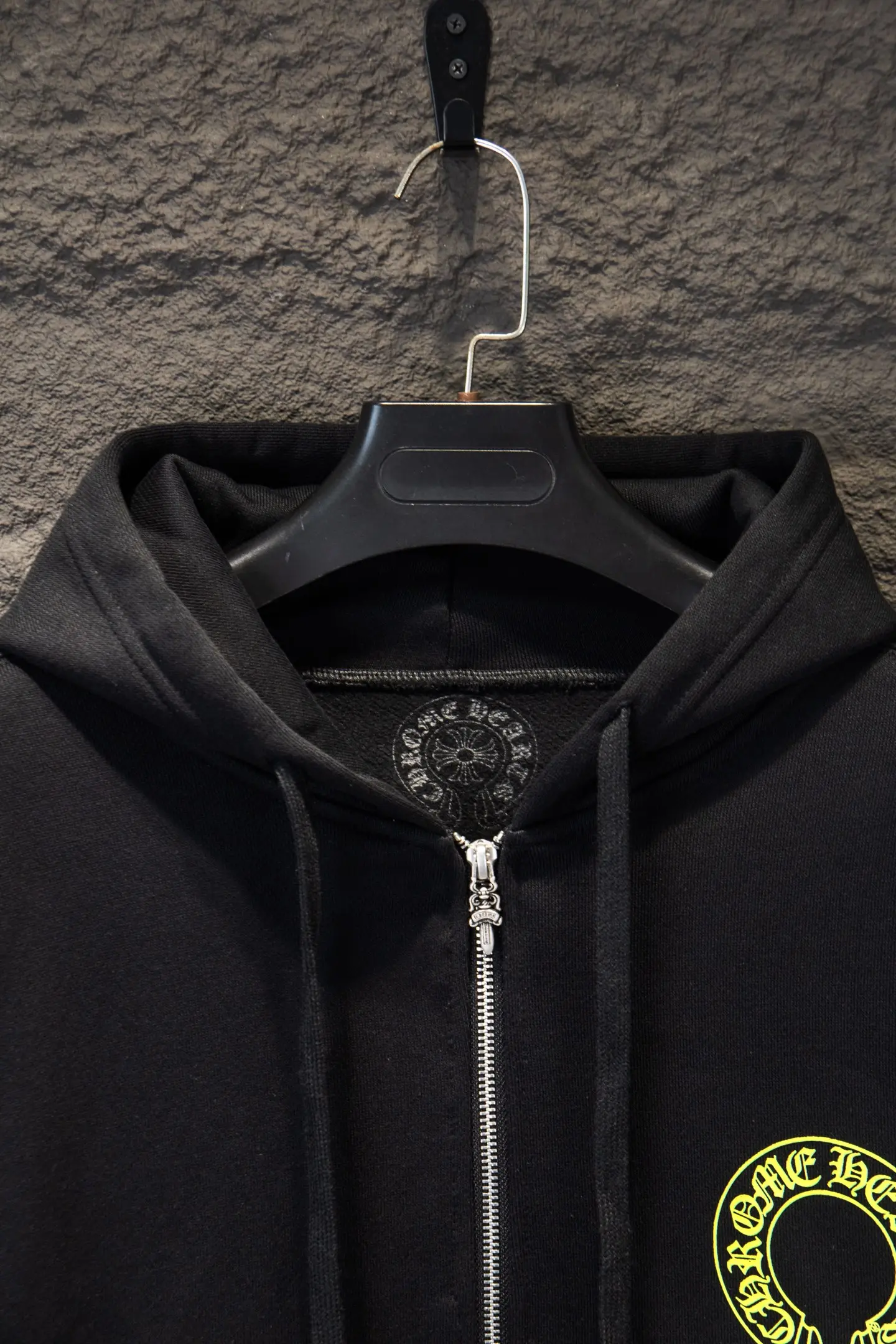 Logo-Print Cotton-Fleece Zip-Up Hoodie D22922947 — view 3