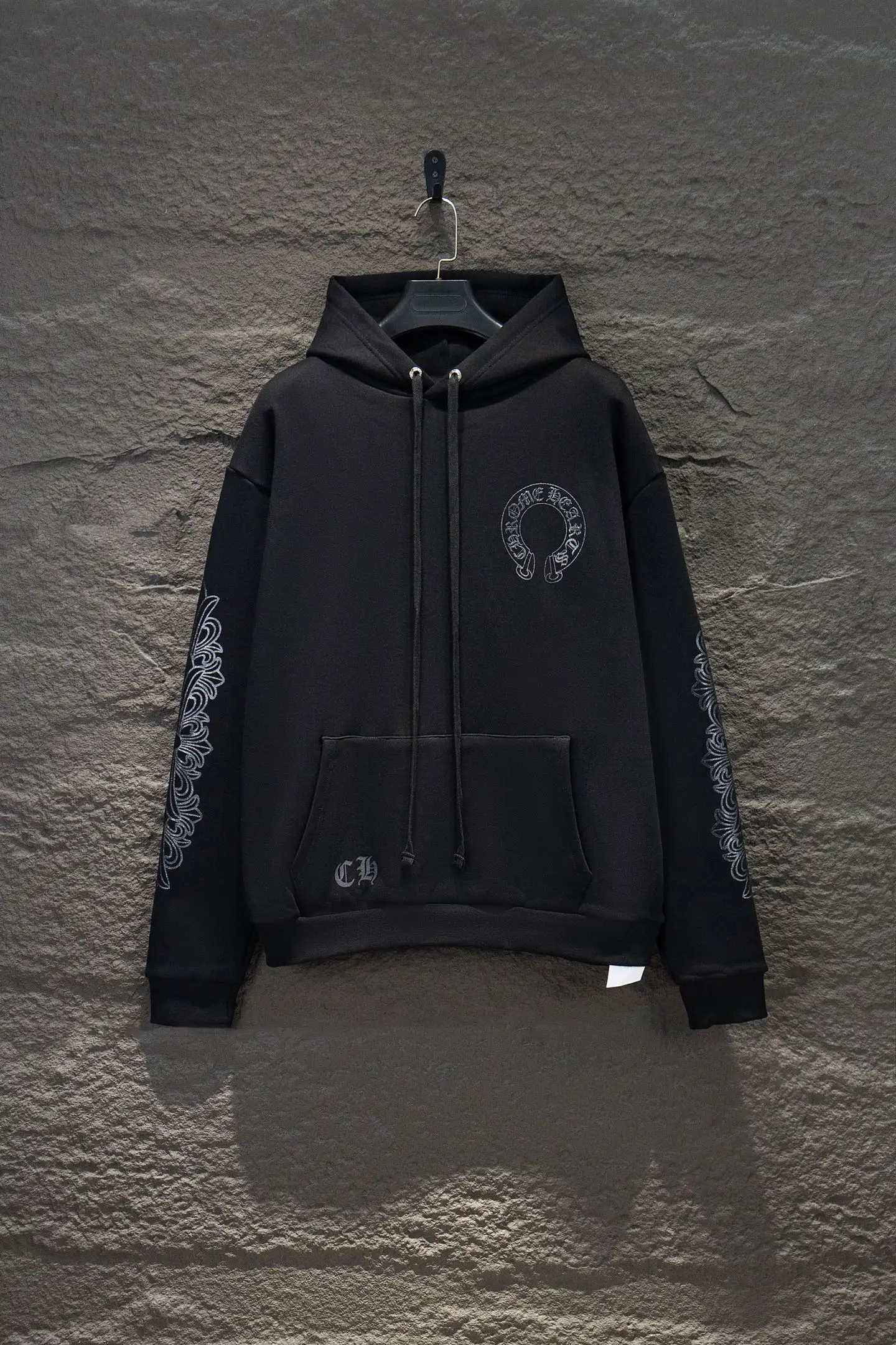 Logo-Print Oversized Cotton-Fleece Hoodie D20522902