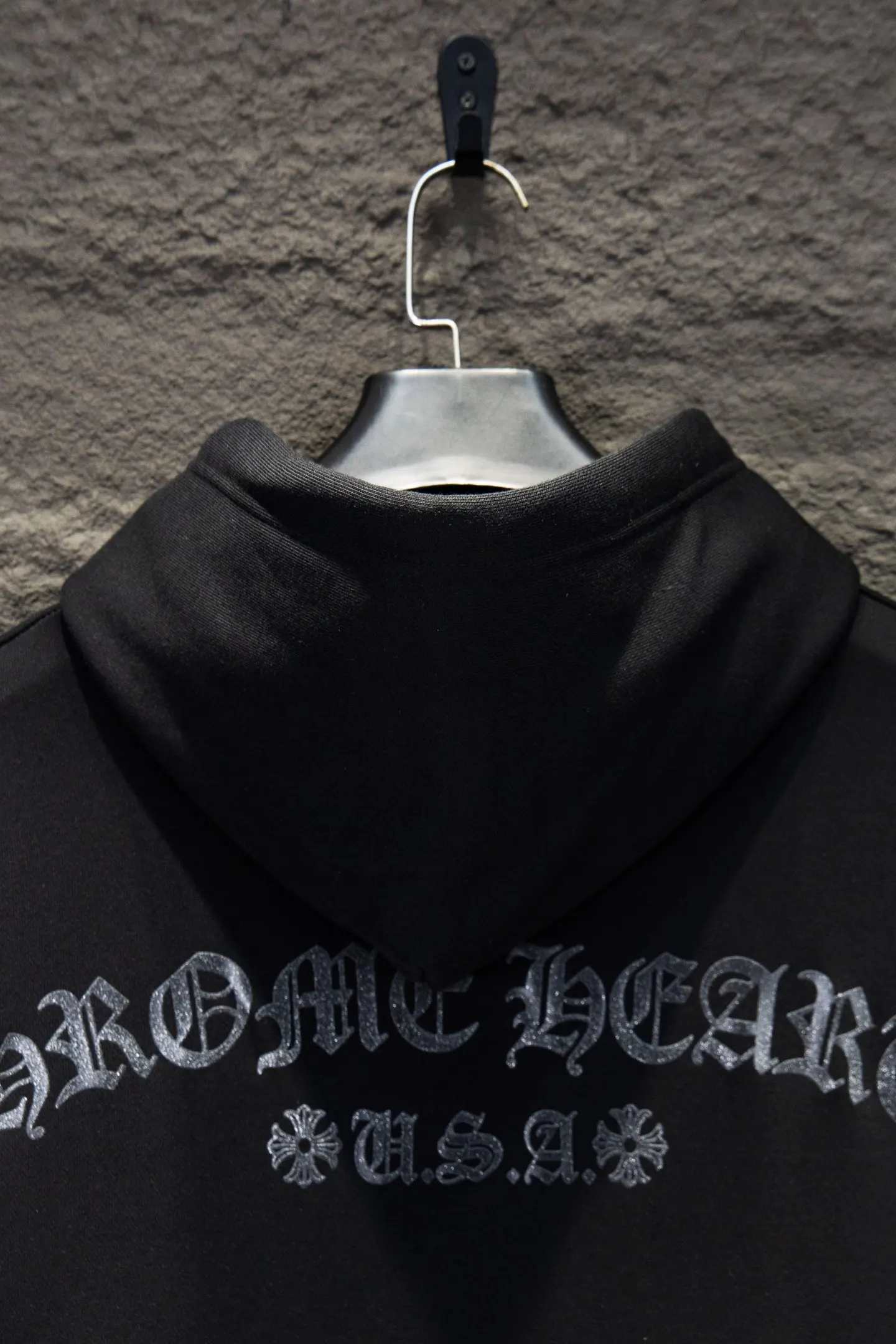 Logo-Print Oversized Cotton-Fleece Hoodie D20522902 — view 7