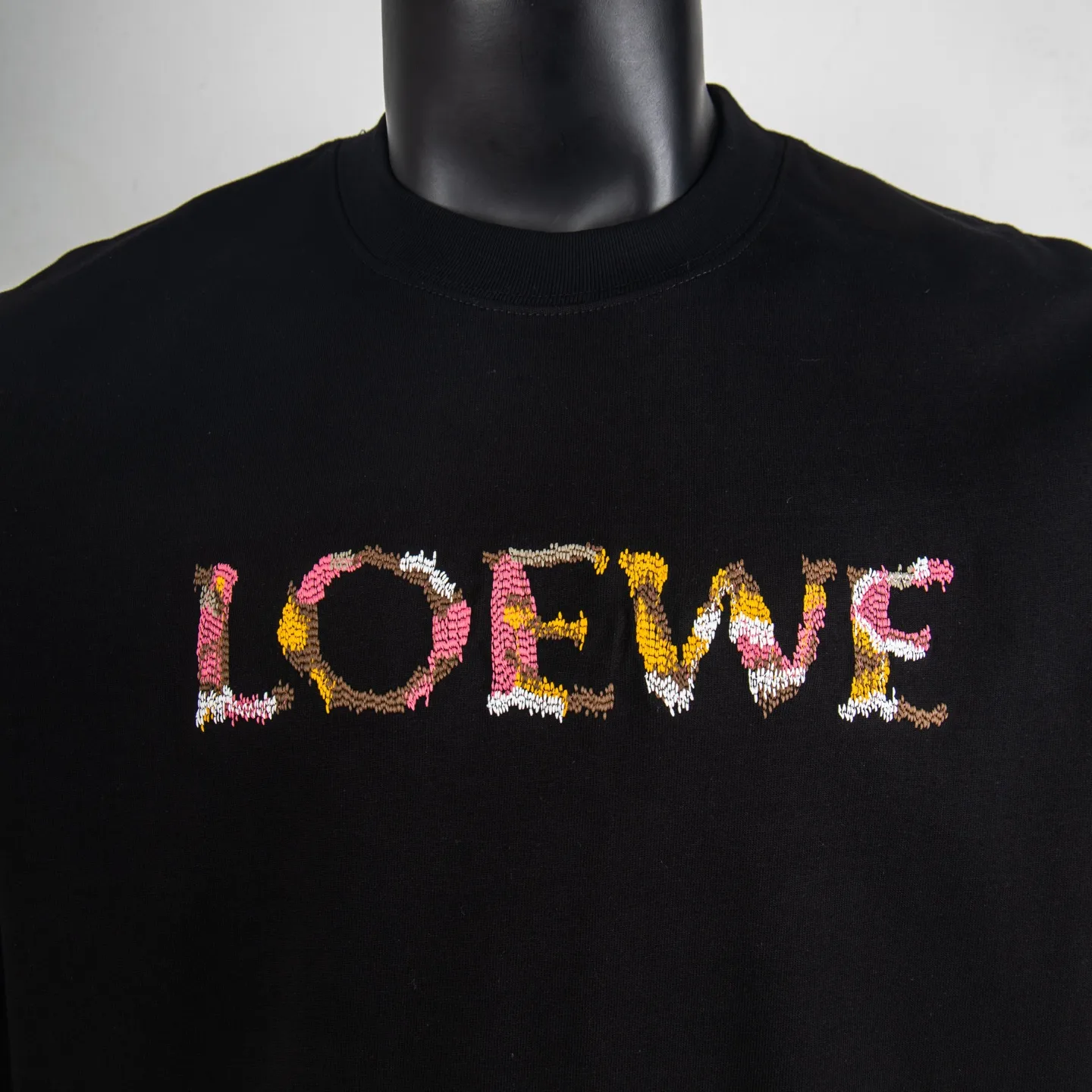 Rainbow Embroidered Logo Cotton T-Shirt D11512329 — view 5