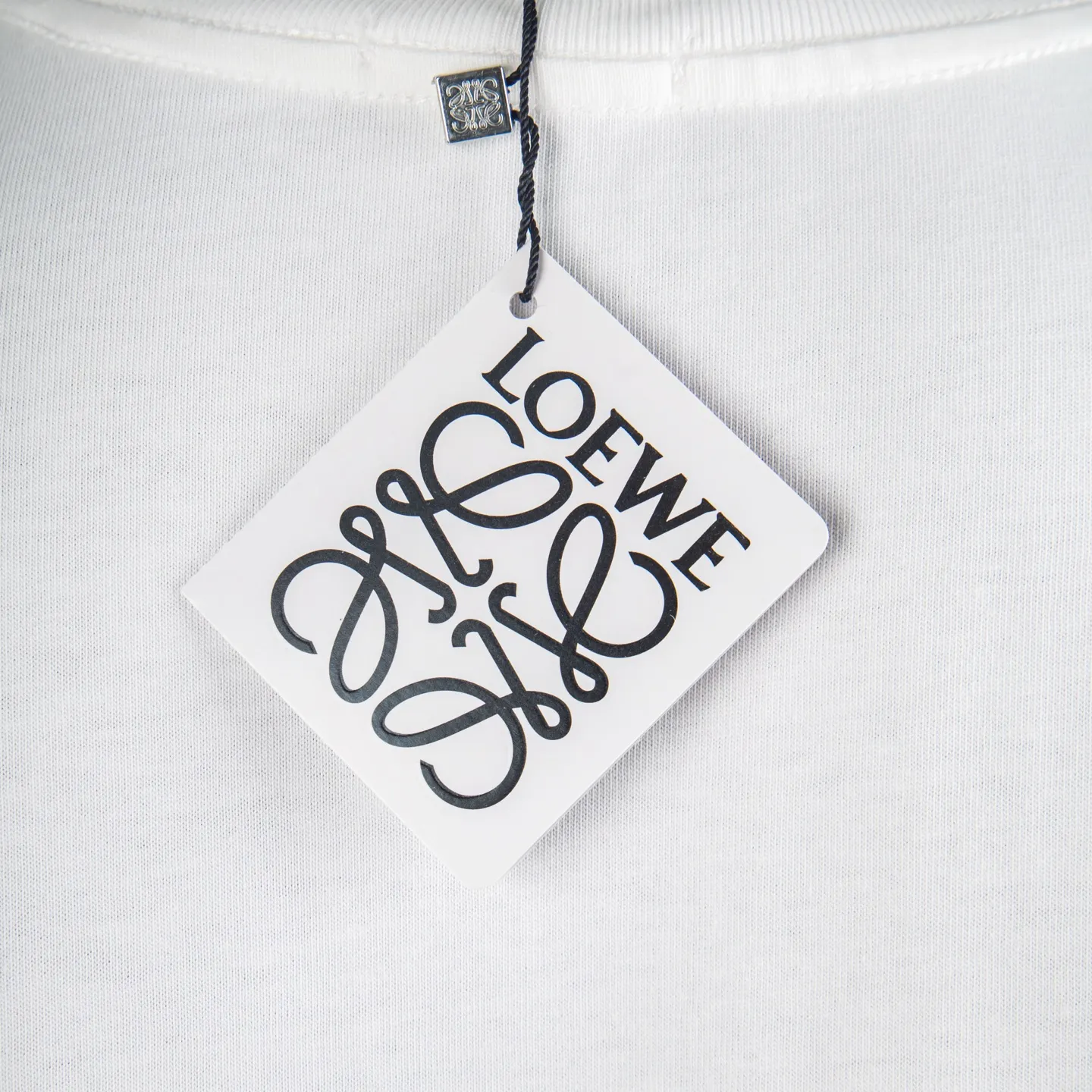 Embroidered Logo Cotton T-Shirt D11512330 — view 7