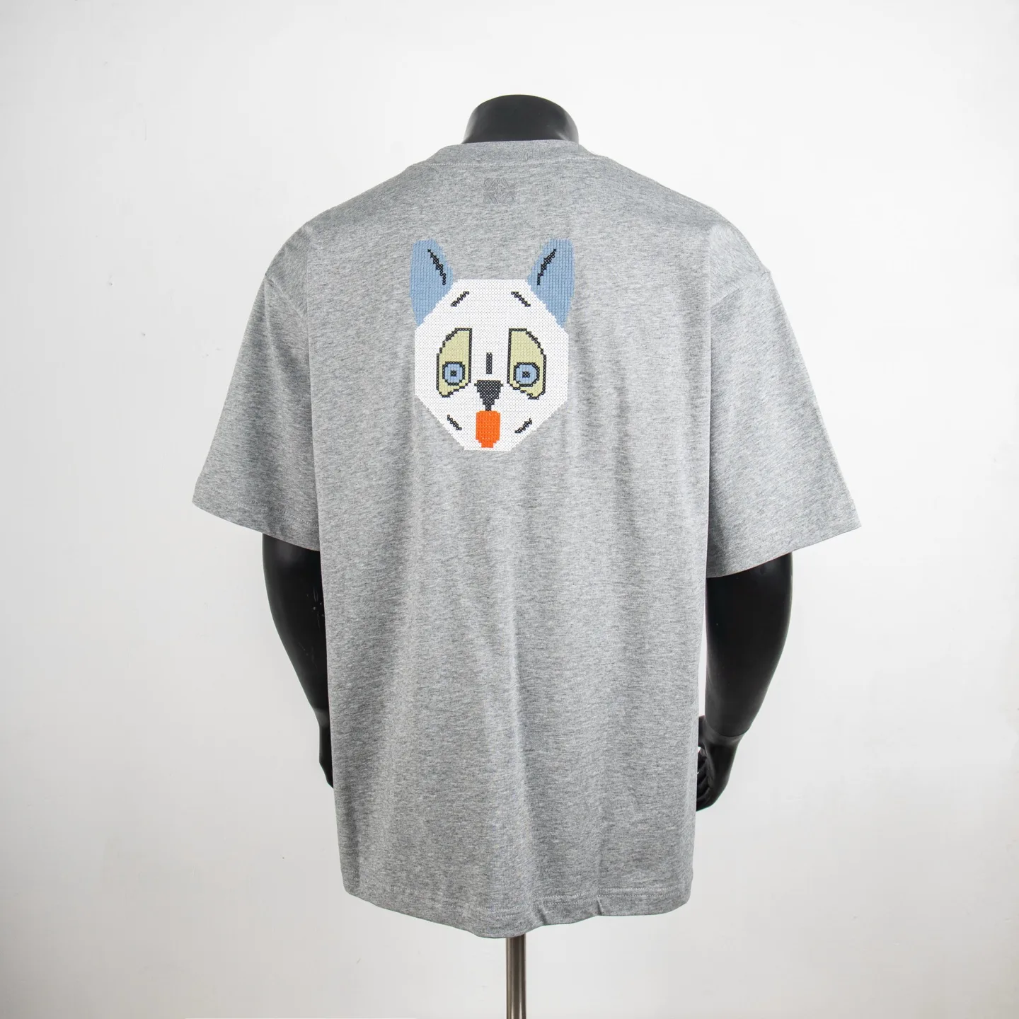 Louis Wain Cat Embroidery Cotton T-Shirt D11912320 — view 2