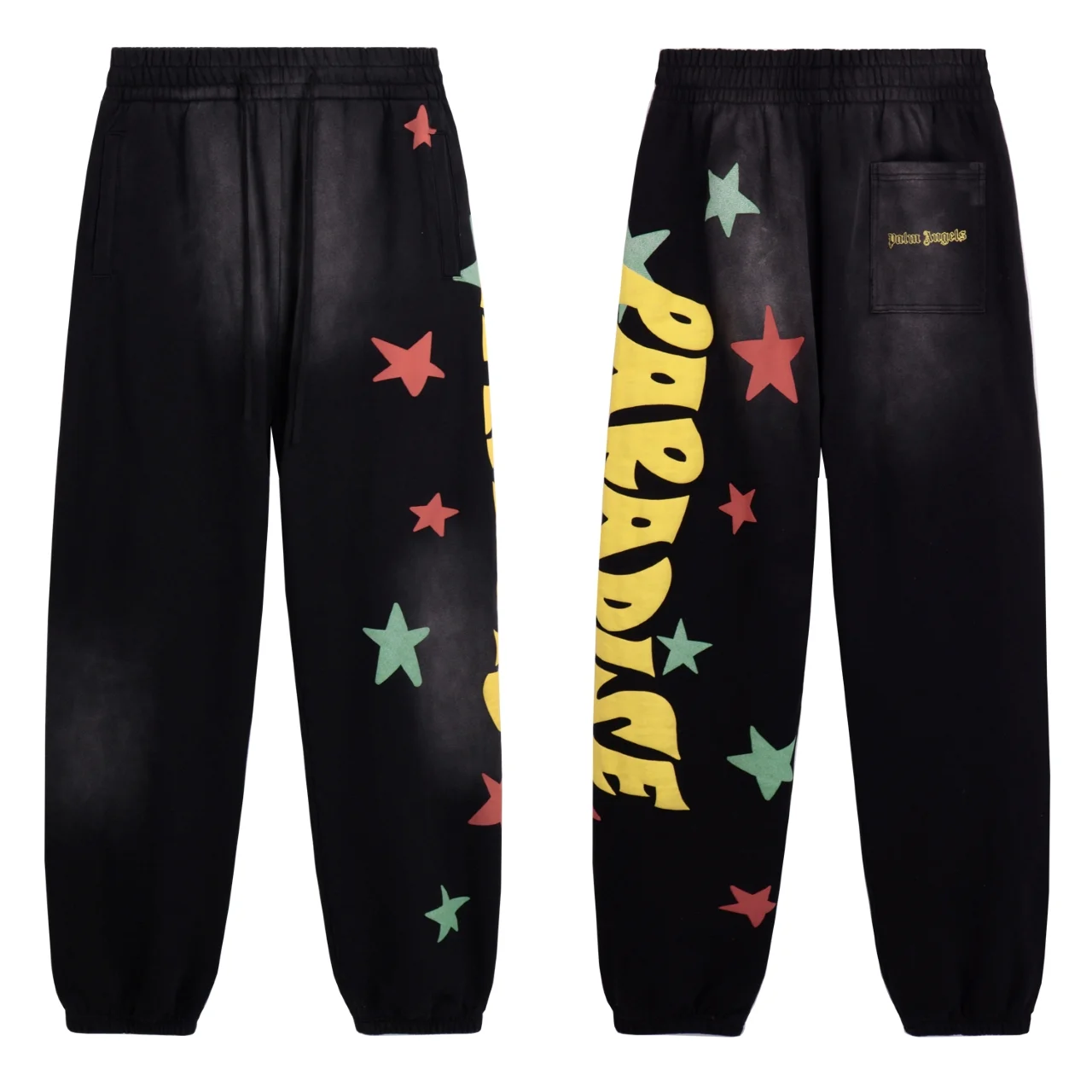 Paradise Printed Washed Cotton Sweatpants D12811875 — view 2
