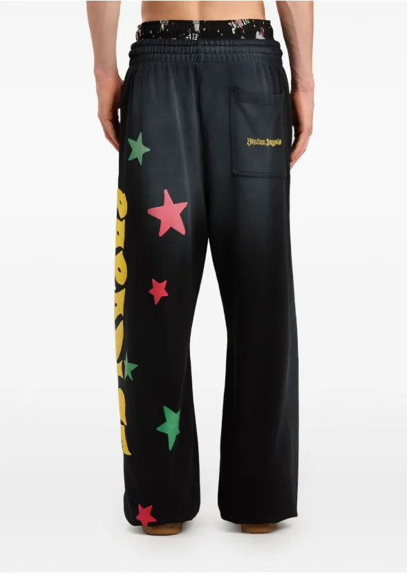 Paradise Printed Washed Cotton Sweatpants D12811875 — view 3