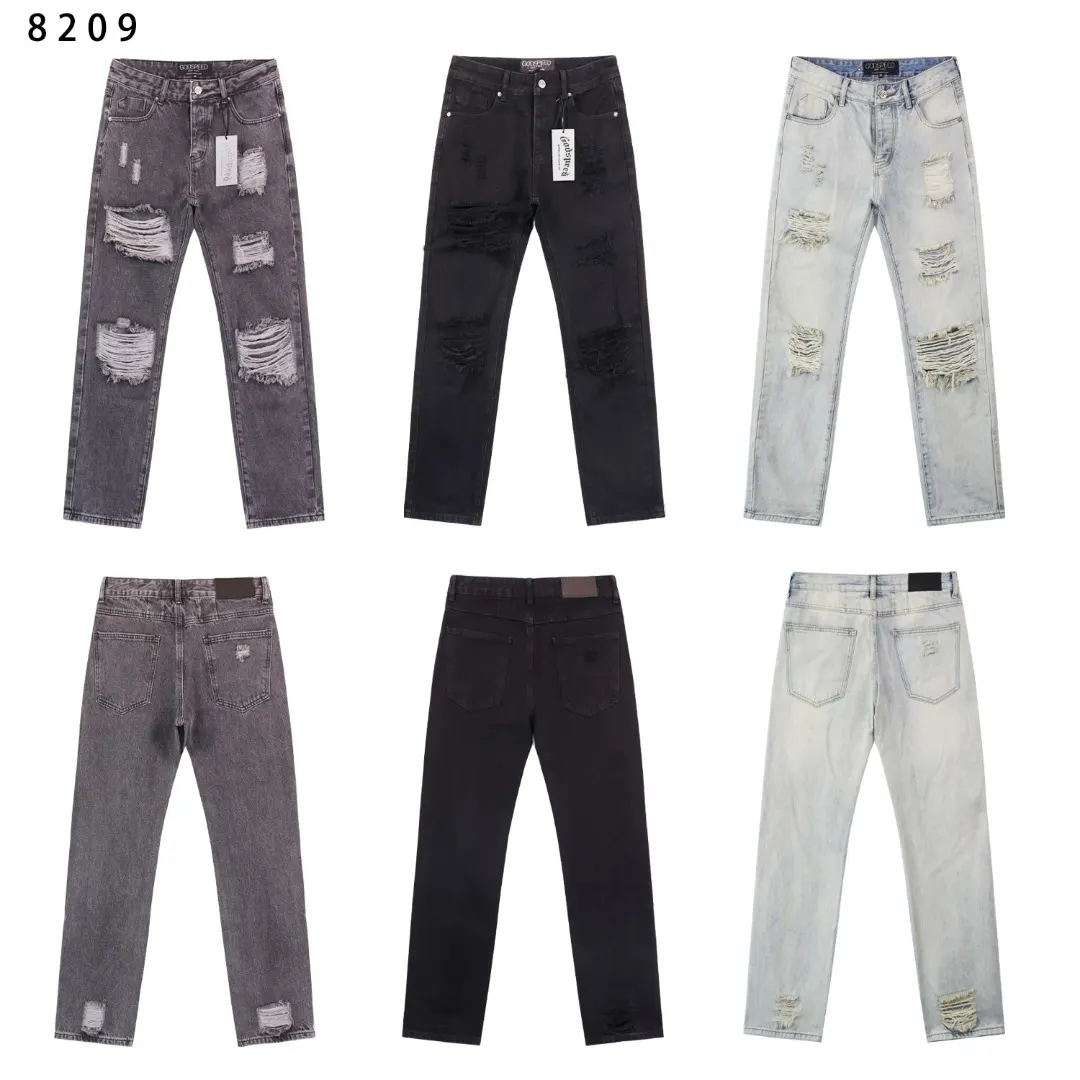 Godspeed Distressed Straight-Leg Jeans D11211856